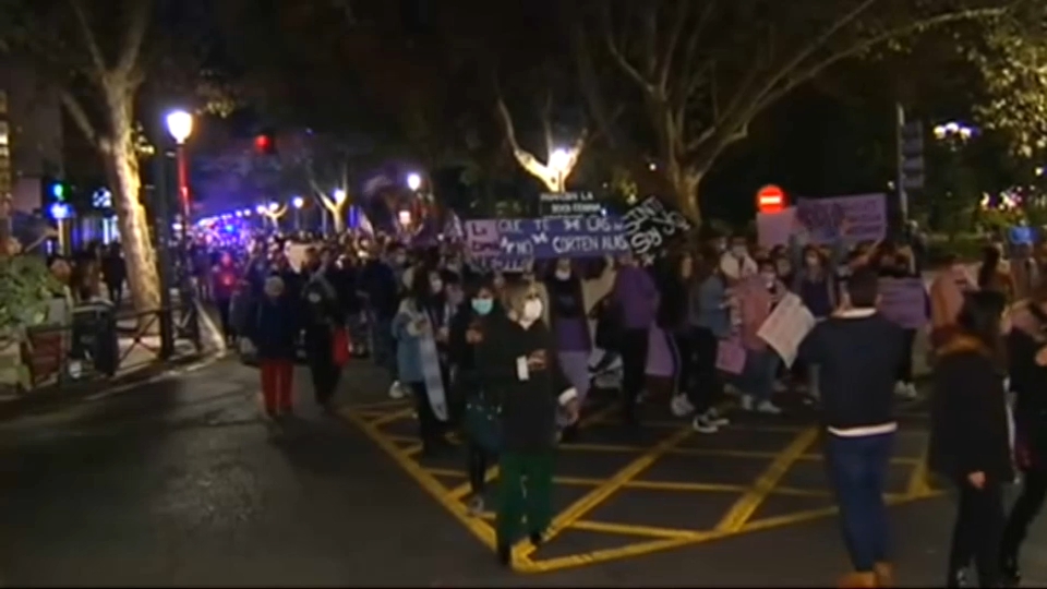 Manifestación 25N en Cáceres 2021