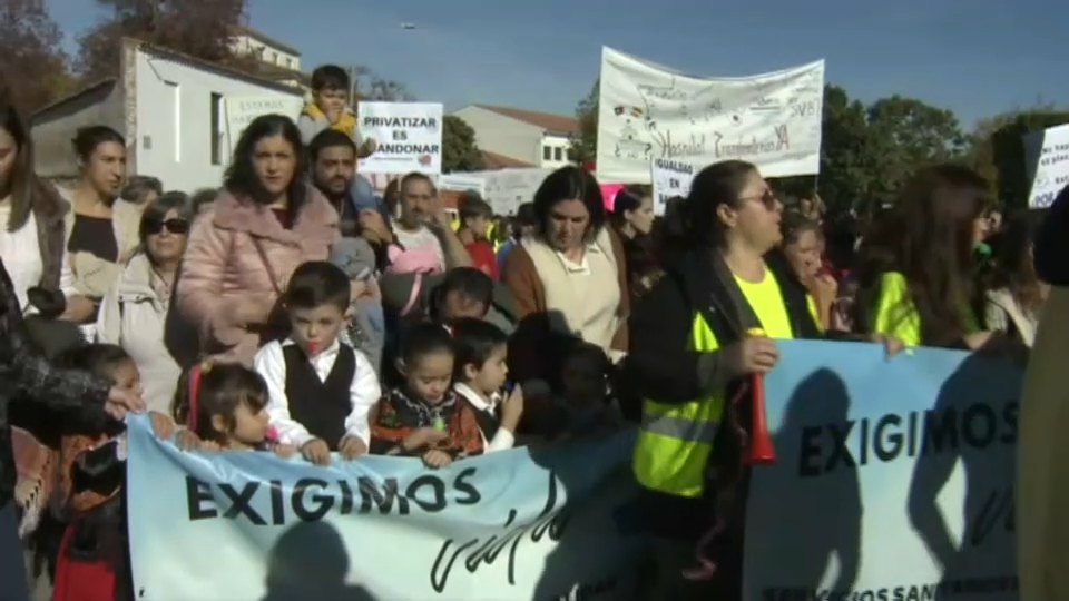 Manifestación Valencia de Alcántara