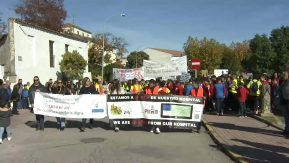 Manifestación Valencia de Alcántara