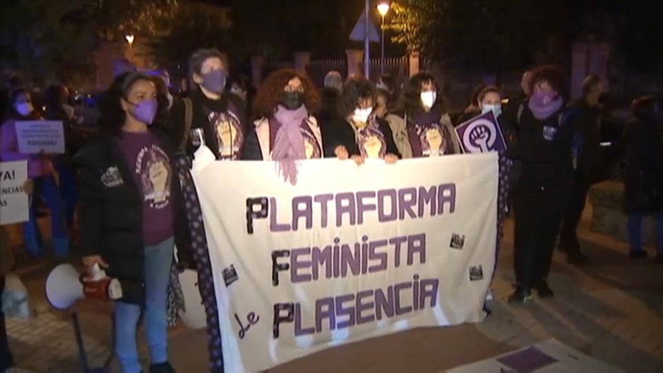 Manifestación 25N en Plasencia