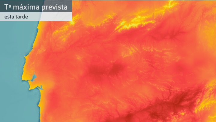 Temperatura máxima prevista para hoy lunes 6 de septiembre