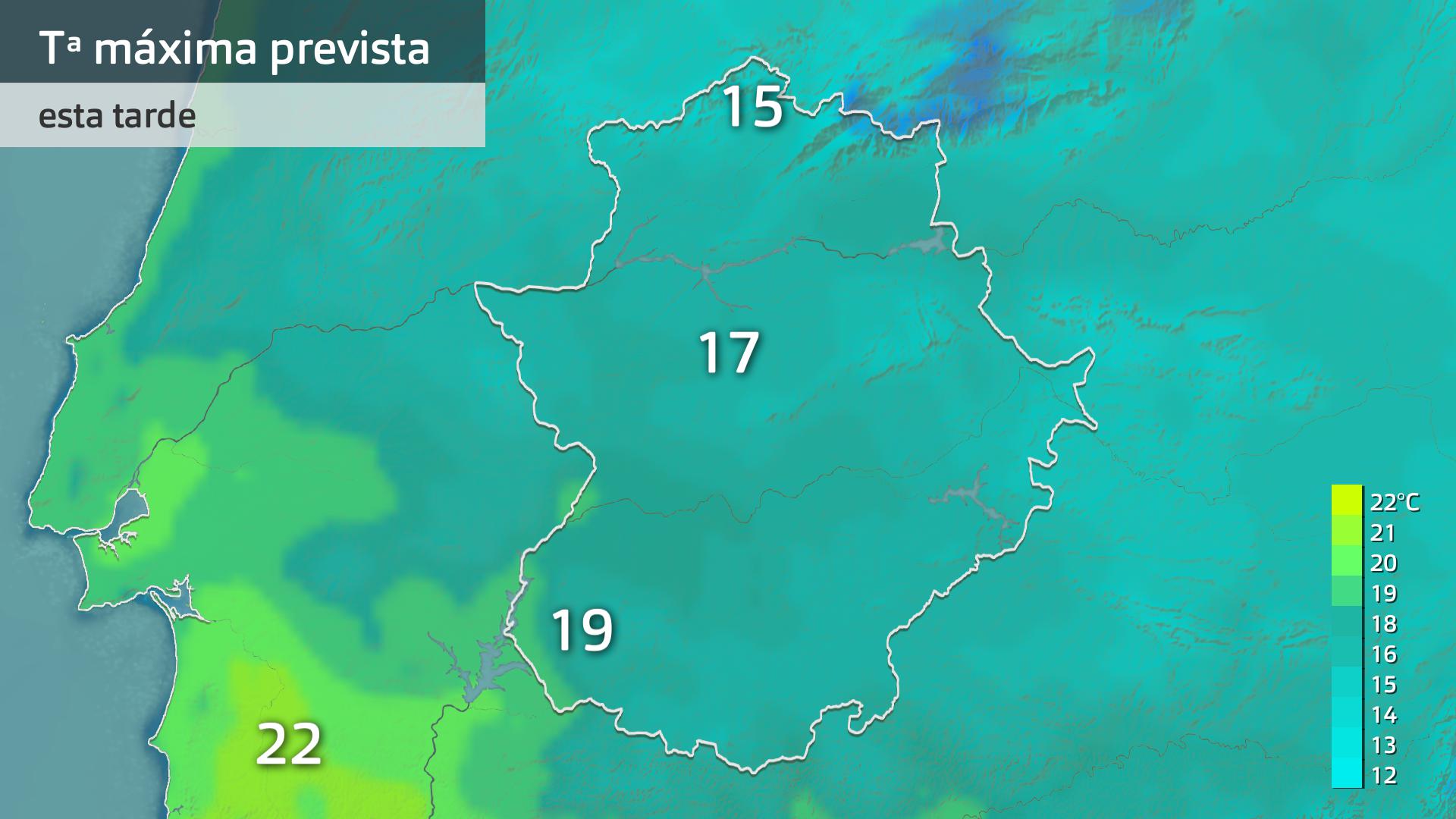 Temperatura máxima prevista para hoy viernes 10 de noviembre