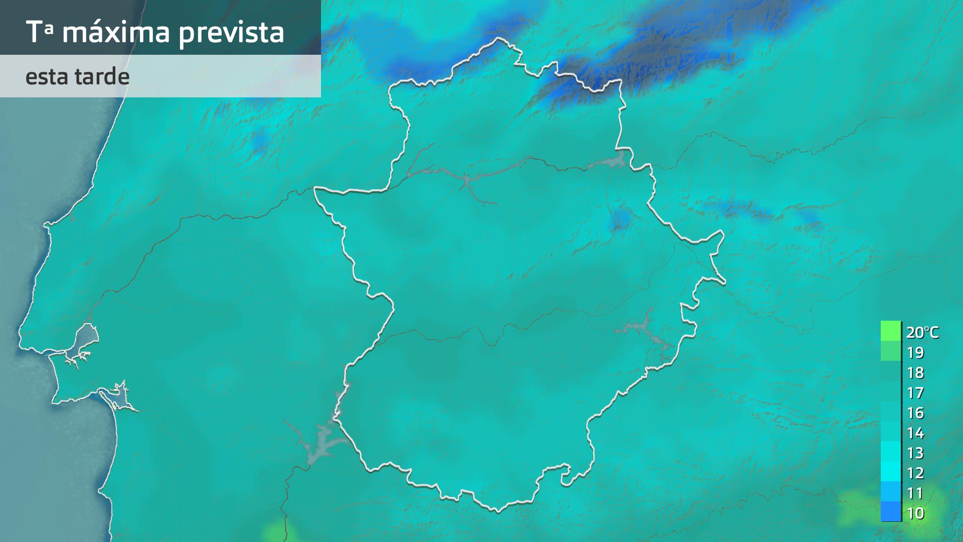 Temperatura máxima prevista para hoy viernes 4 de abril