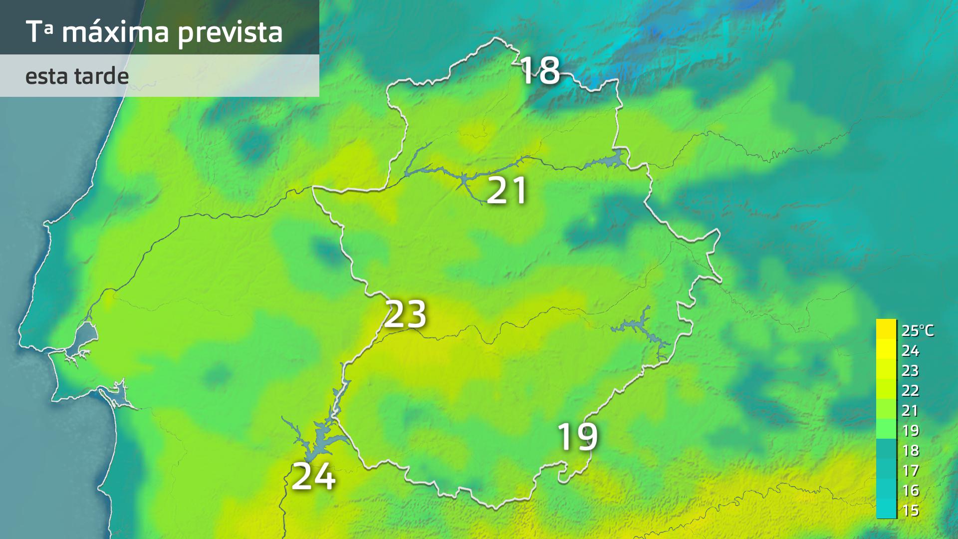 Temperatura máxima prevista para hoy martes 6 de mayo