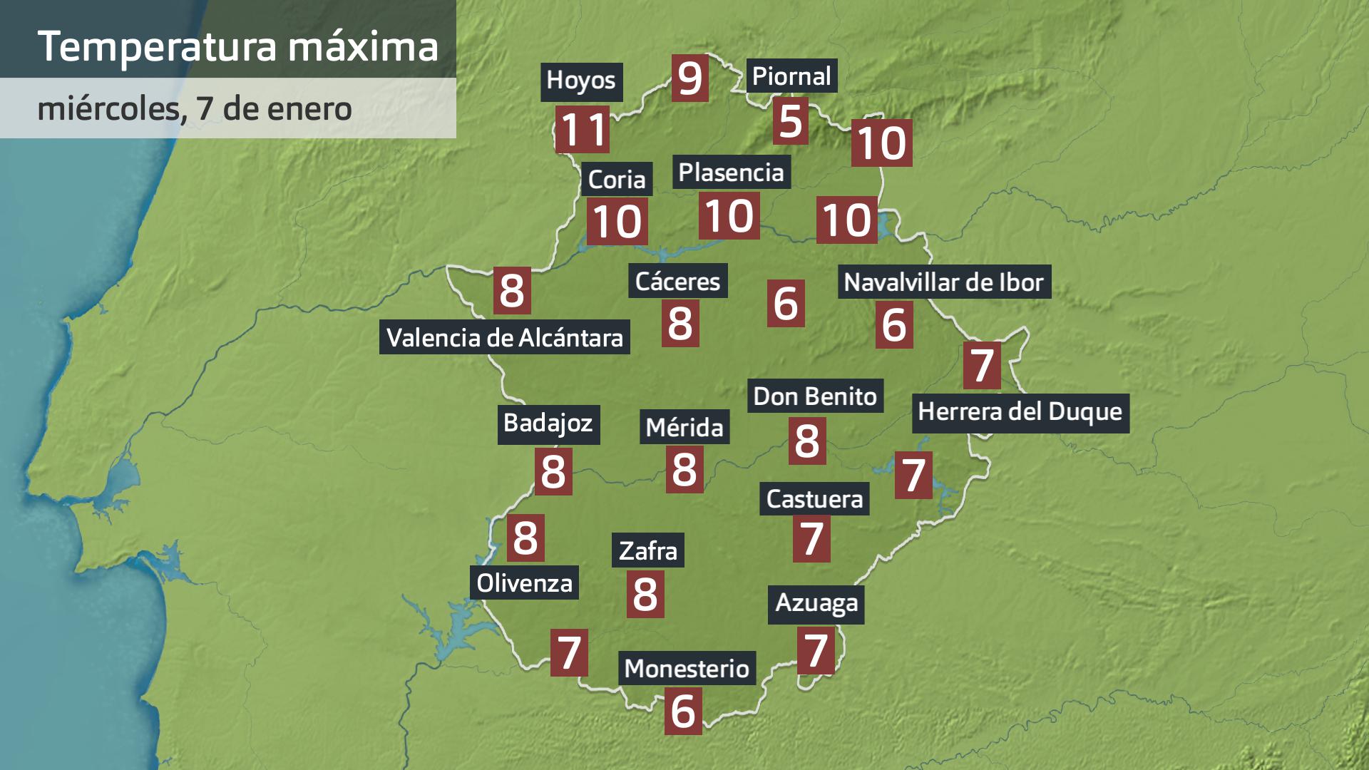 Previsión Extremadura