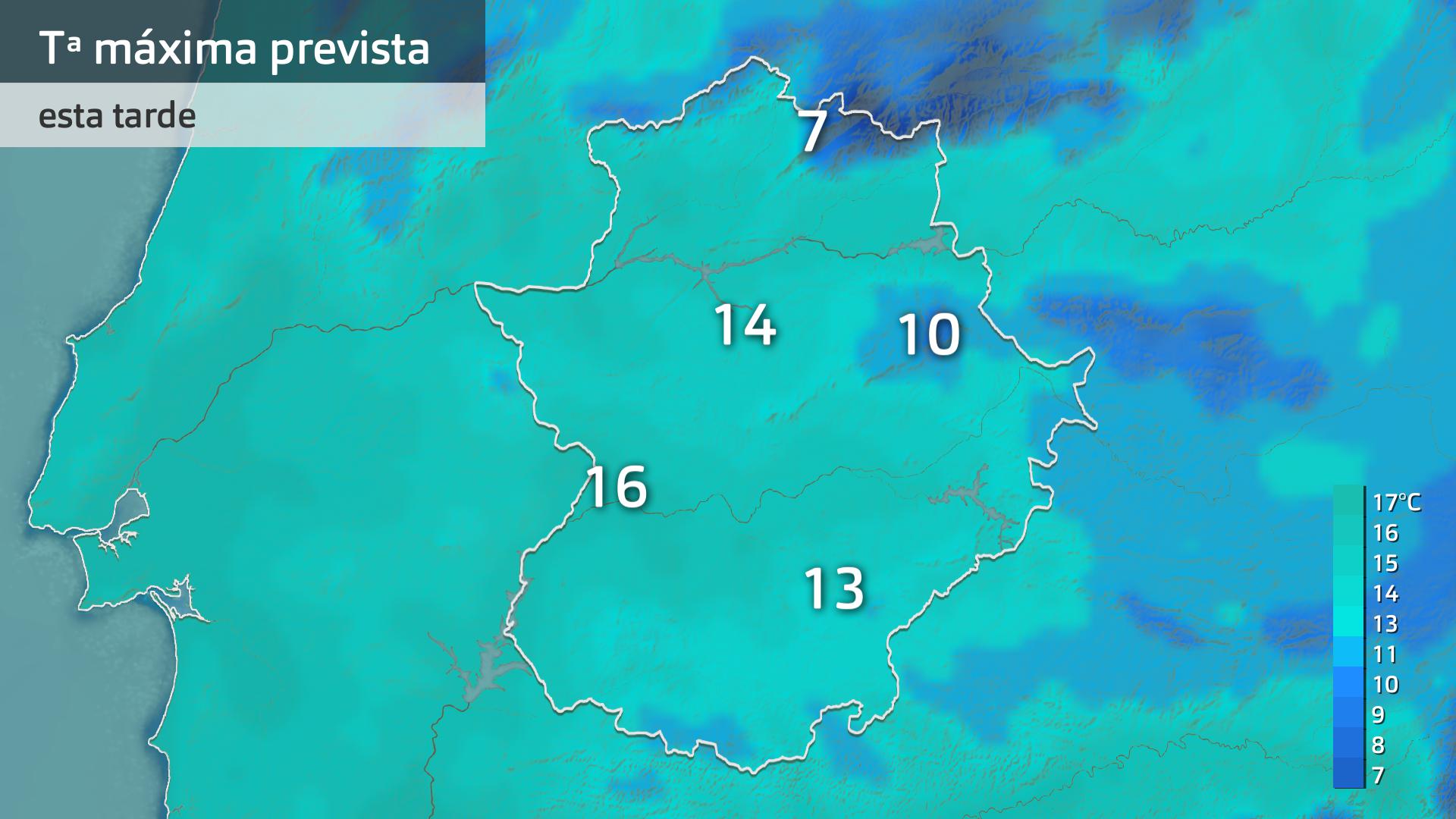 Temperatura máxima prevista para hoy miércoles 27 de marzo