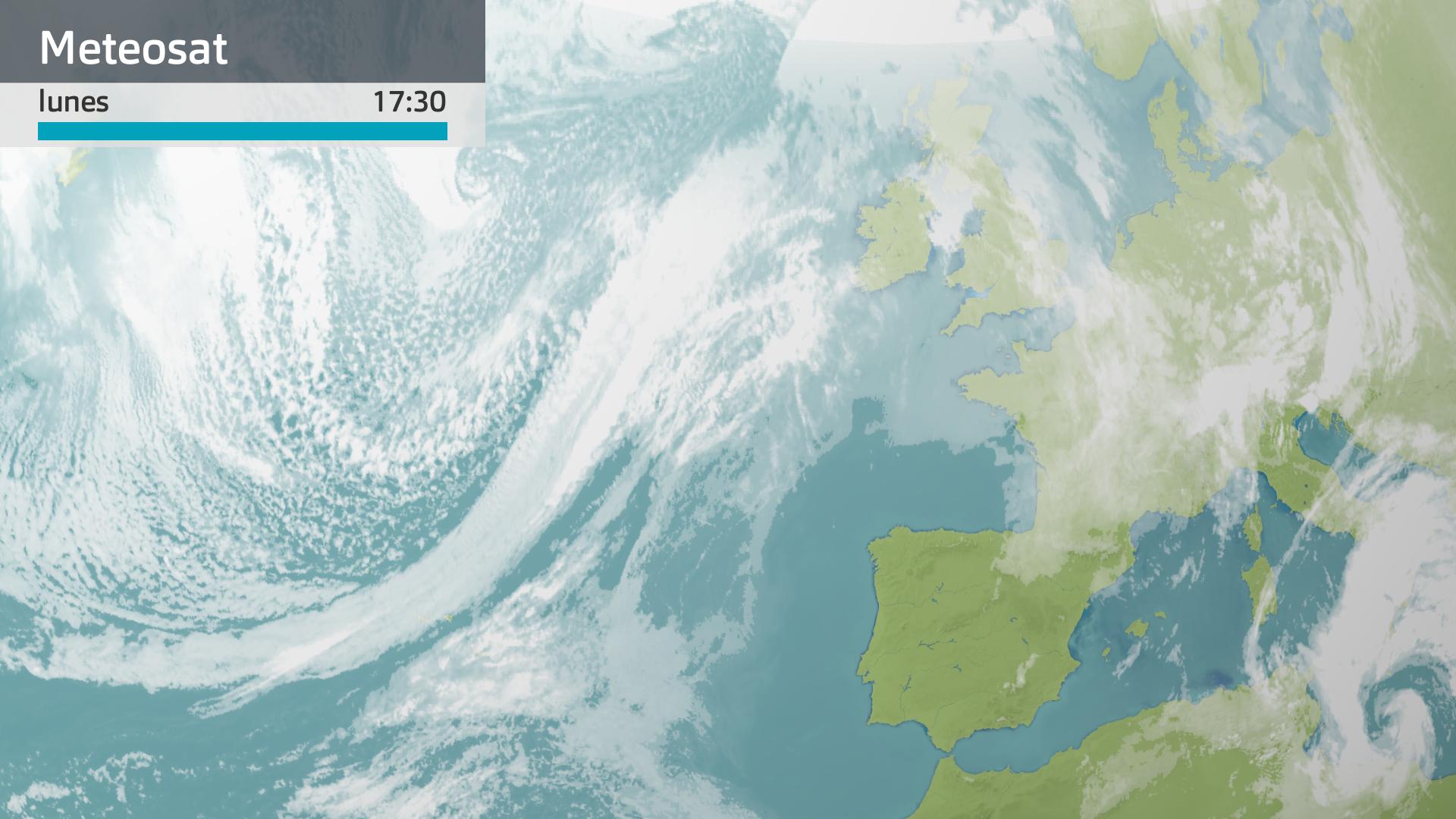 Imagen del Meteosat a las 17:30 horas
