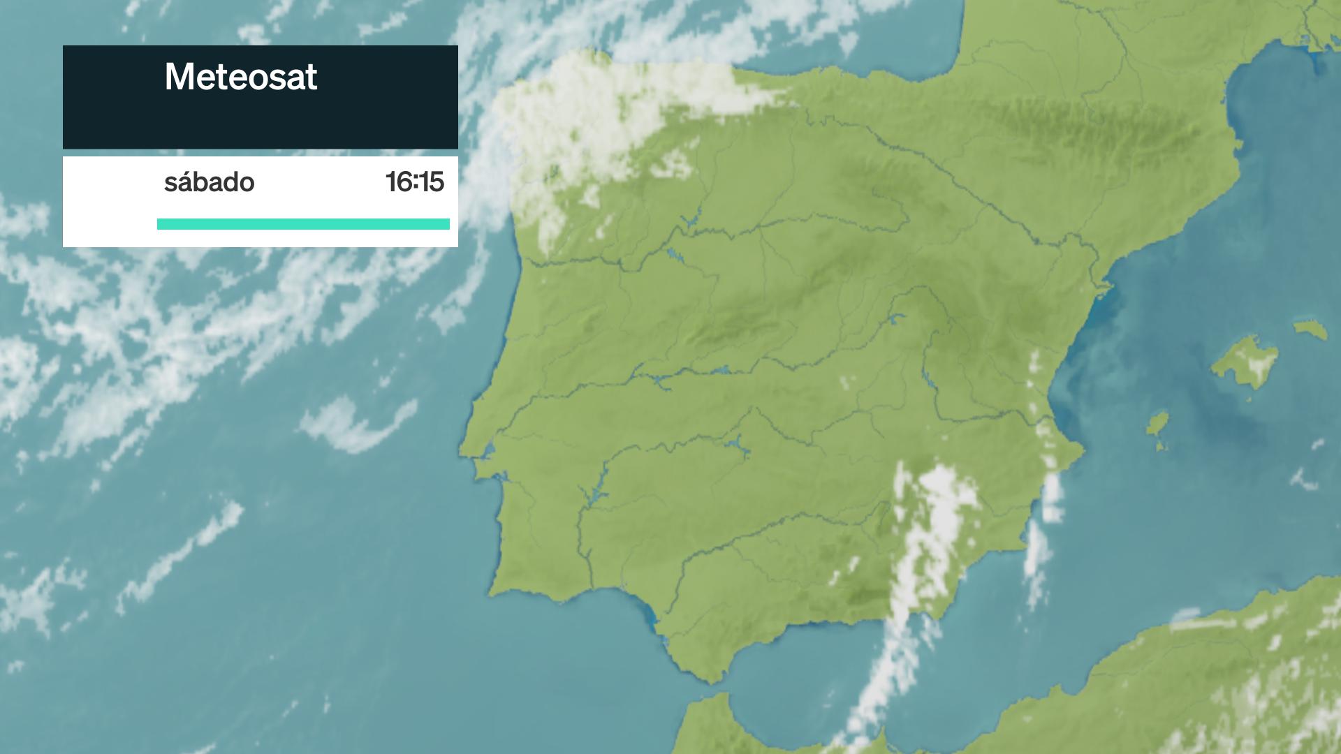 Imagen del Meteosat a las 16:15 horas