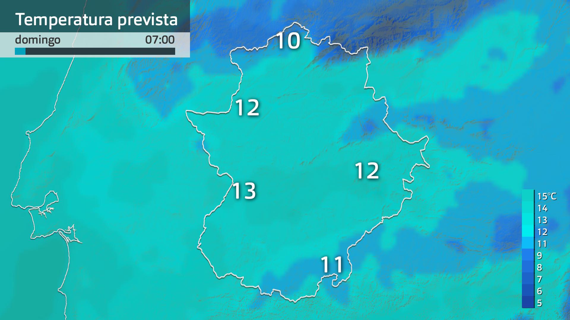 Temperatura mínima prevista