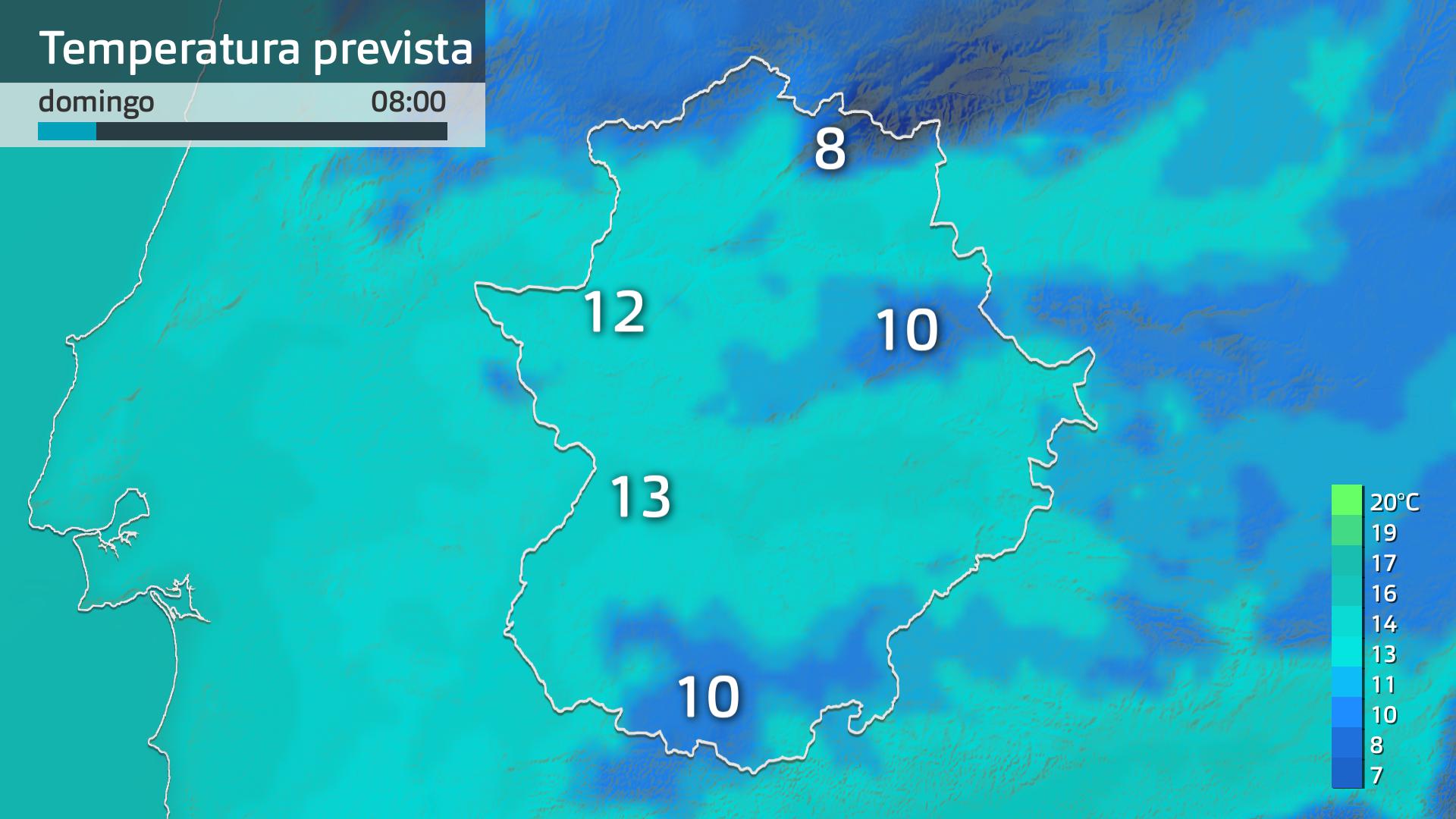 Temperatura mínima prevista