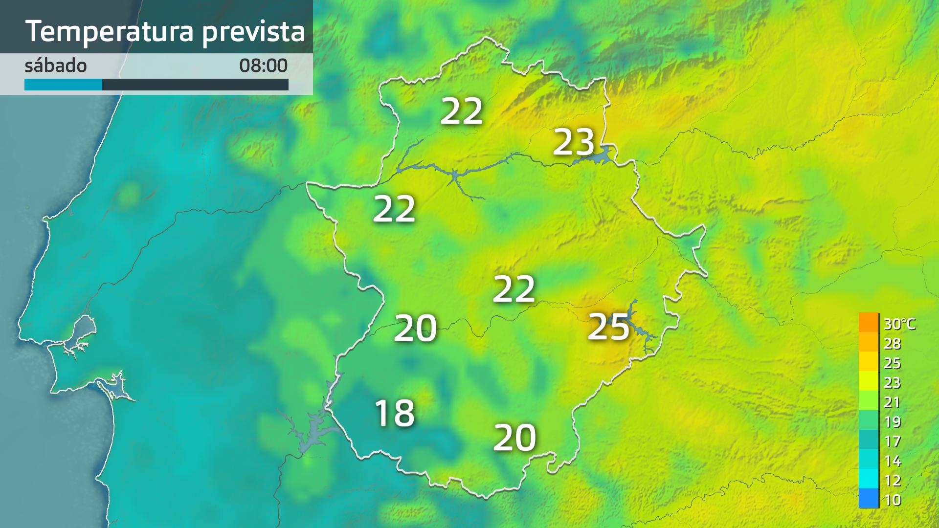 Temperatura mínima prevista
