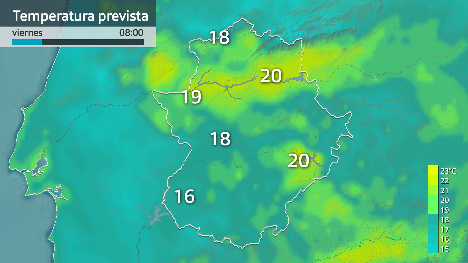 Temperatura mínima prevista
