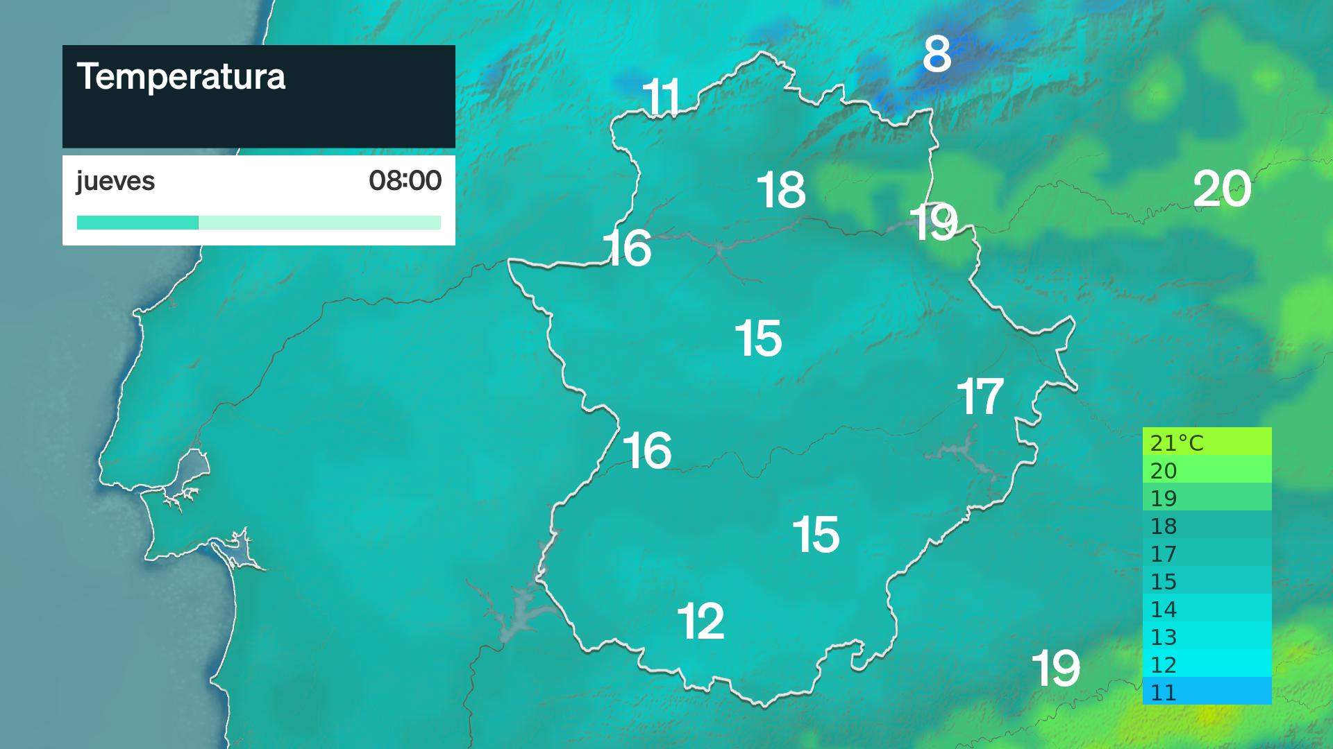 Temperatura mínima prevista