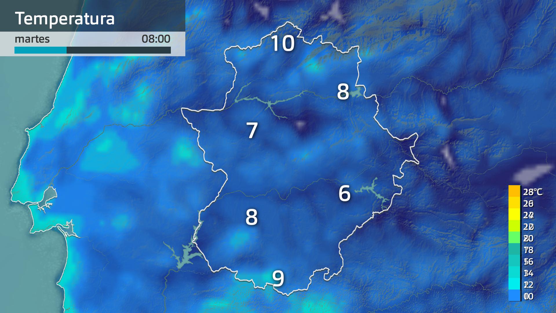 Temperatura mínima prevista