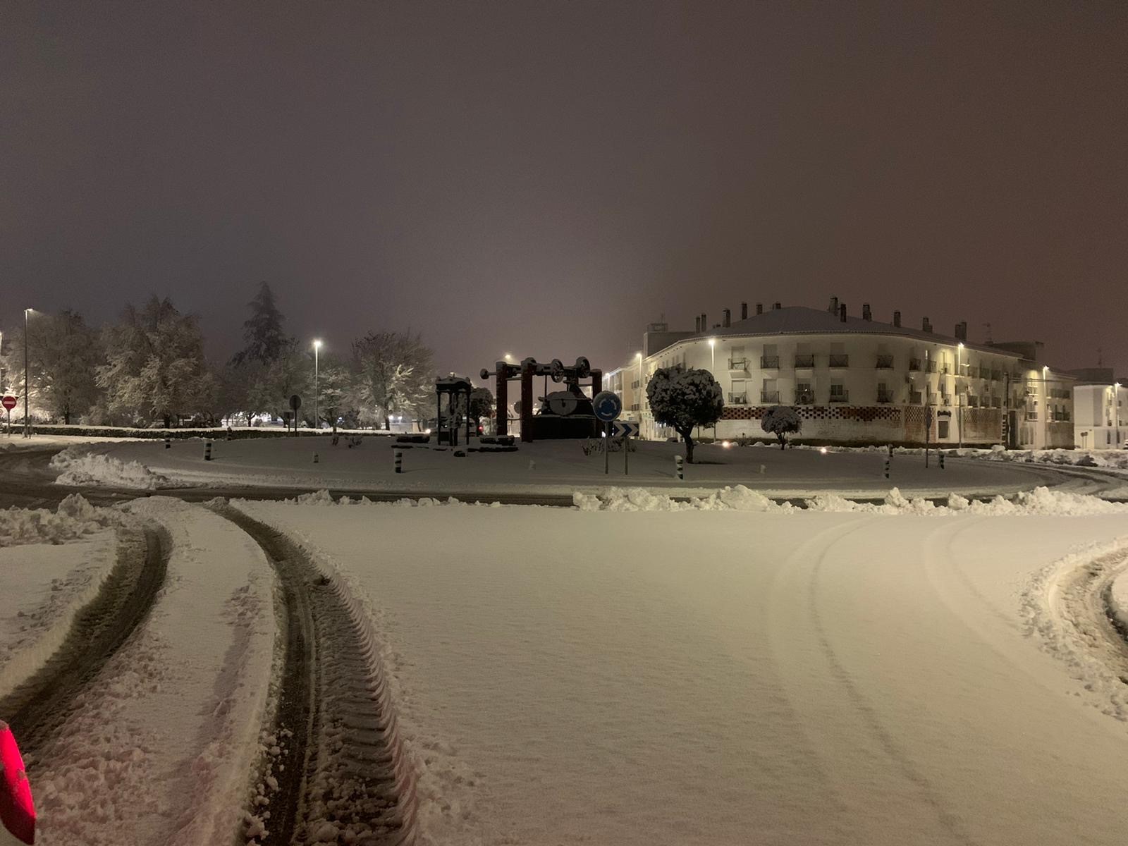 Nieve en Llerena