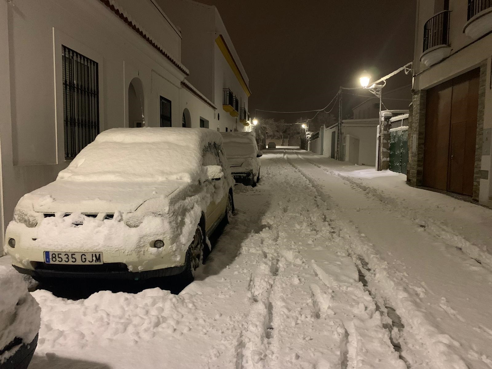 Nieve en Llerena