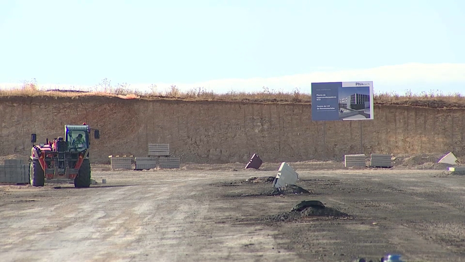 Obras de la fábrica de supercondensadores en Badajoz 