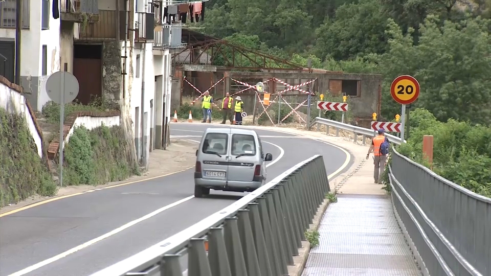 Una voladura por las obras del puente sobre el Río Jerte en Cabezuela provocará cortes al tráfico en la N-110