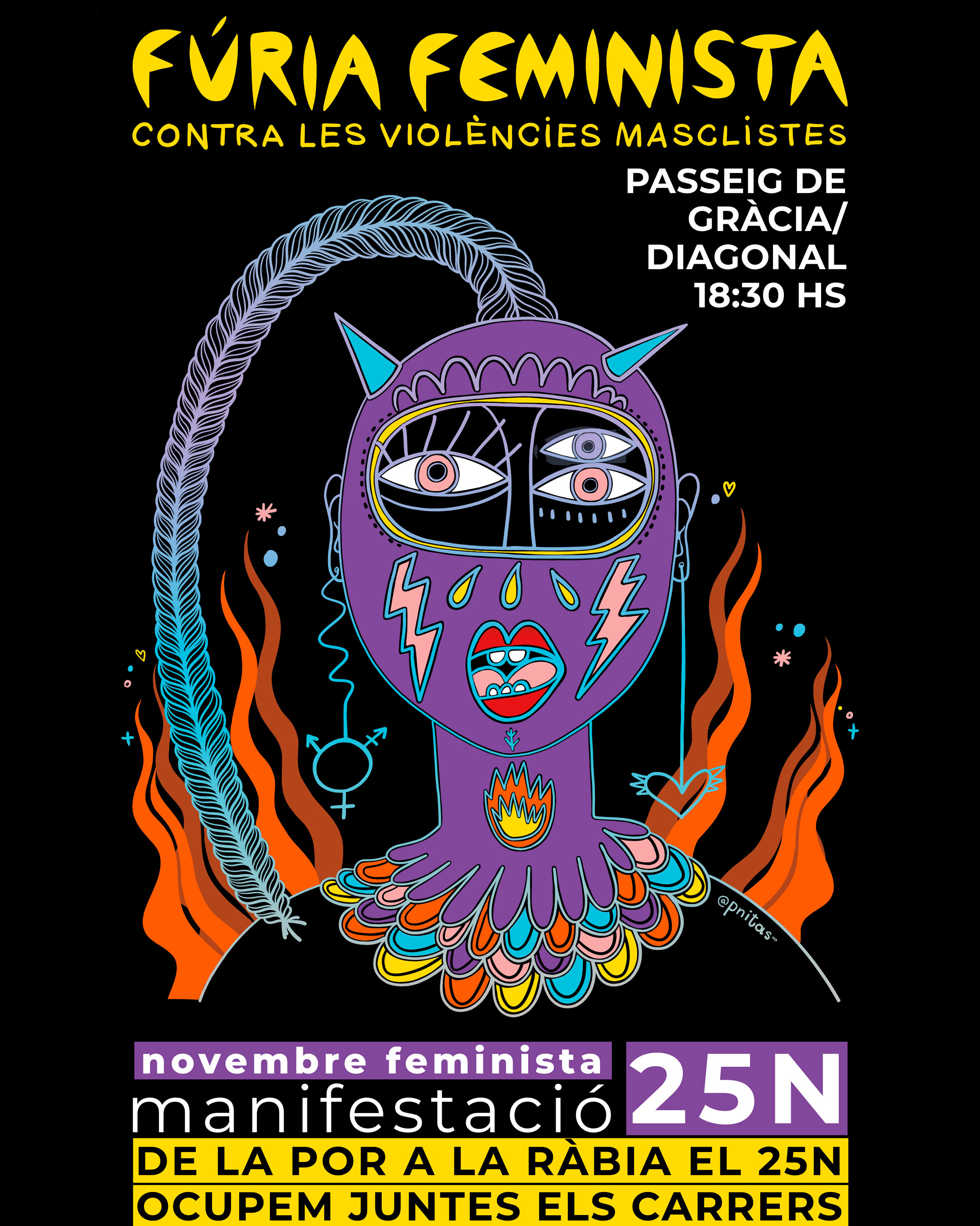 Cartel 25N | Inma P.nitas