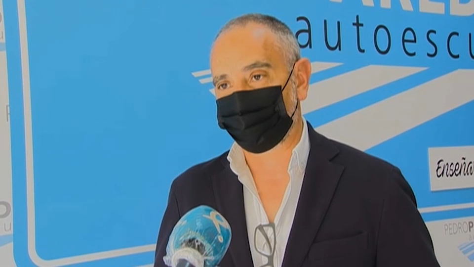 Pedro Paredes, presidente de la asociación regional de autoescuelas