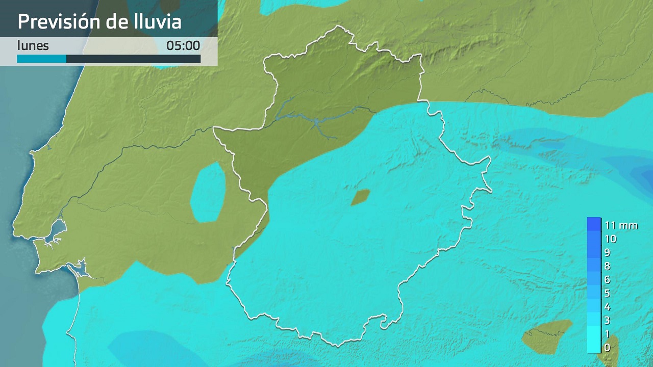 Previsión de lluvia