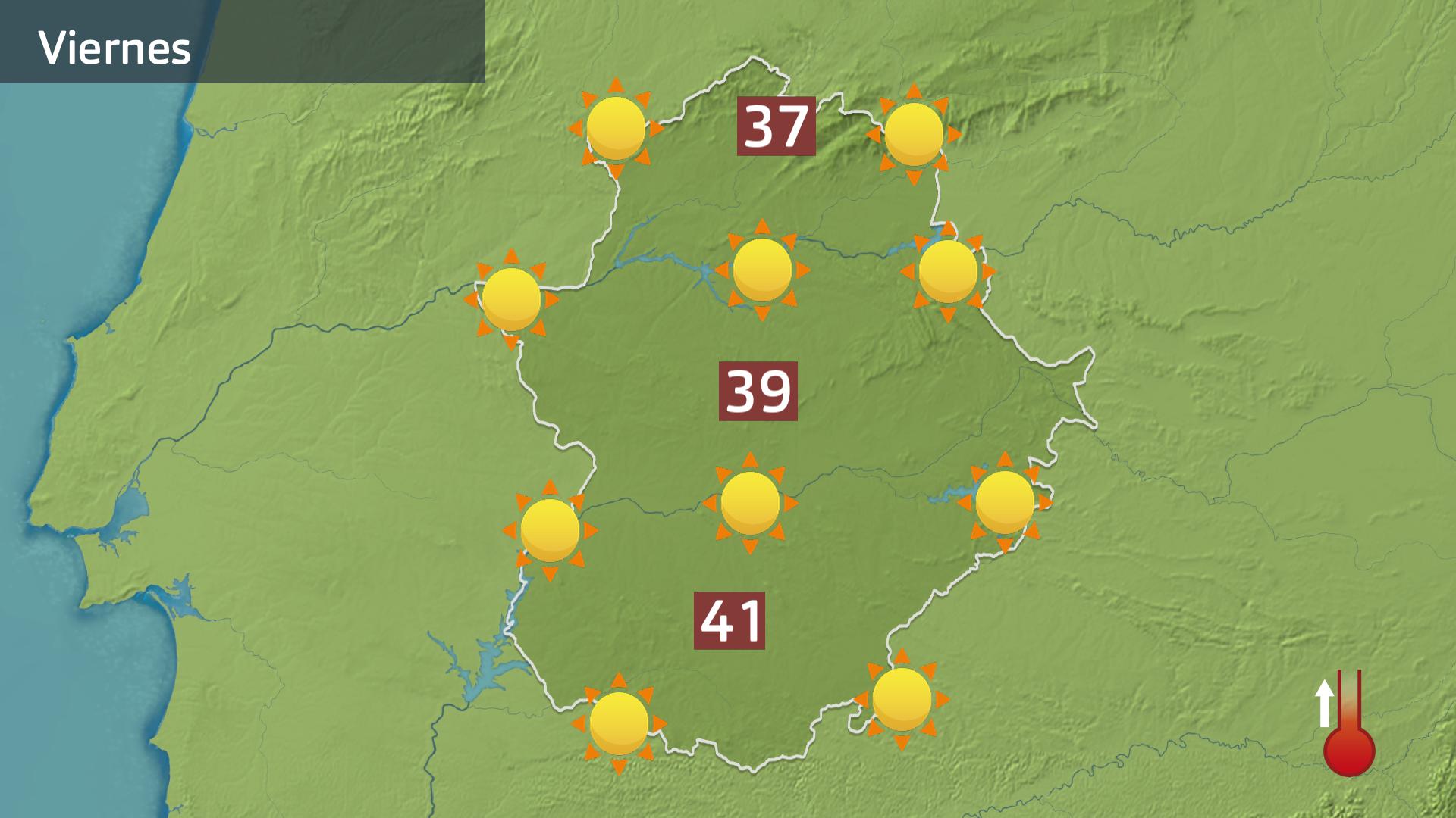 Previsión para el viernes 19 de julio