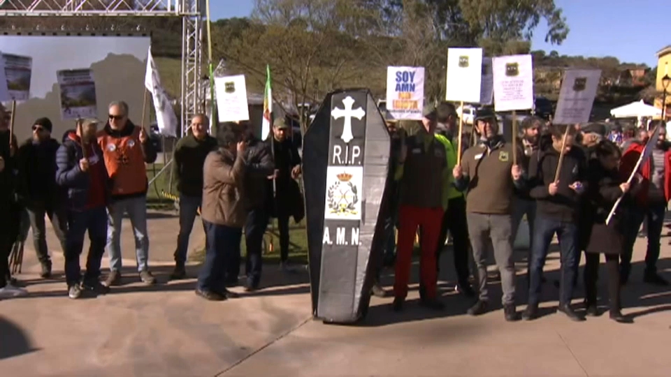 Protesta de agentes del Medio Natural