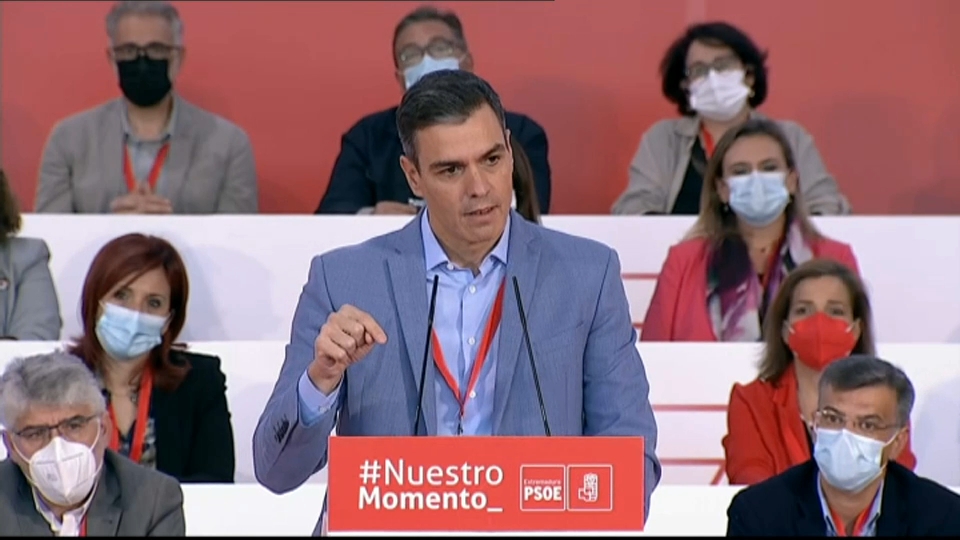 Pedro Sánchez en el 13 congreso del PSOE