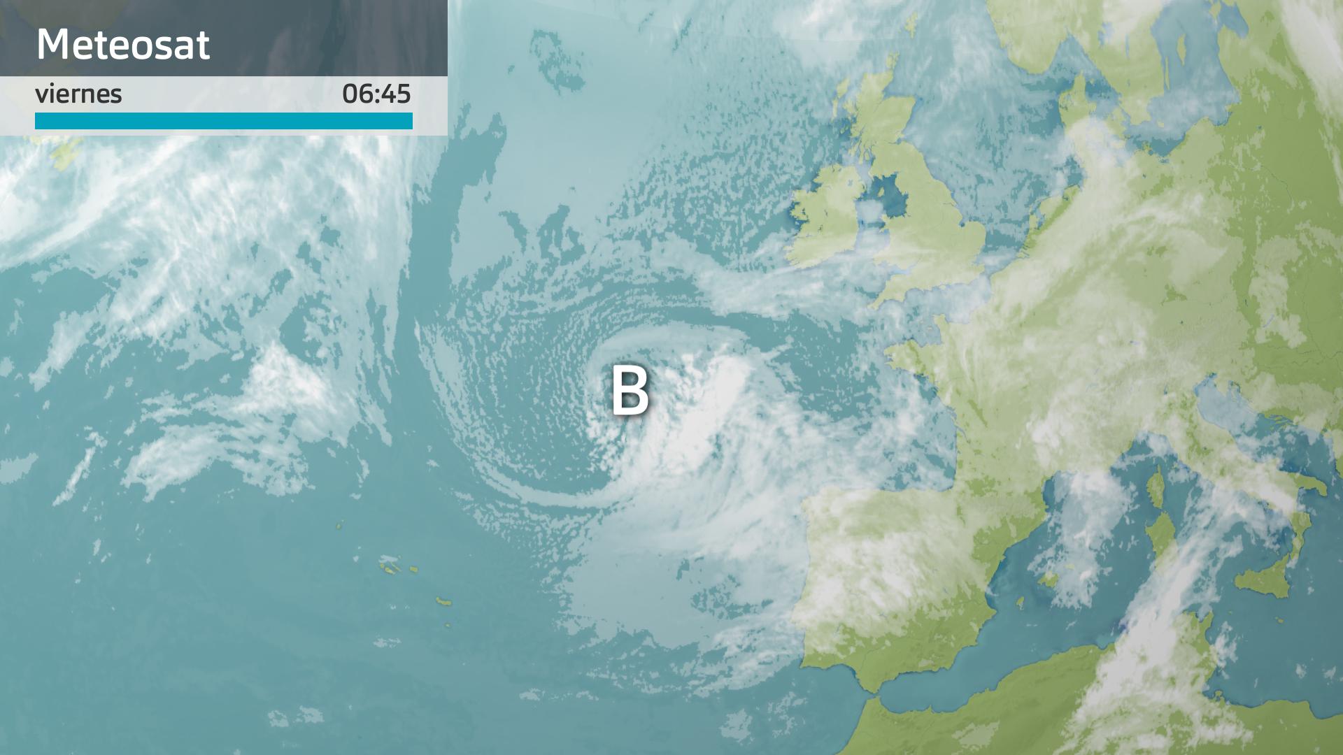 Imagen del Meteosat viernes 26 de abril 6:45 h.