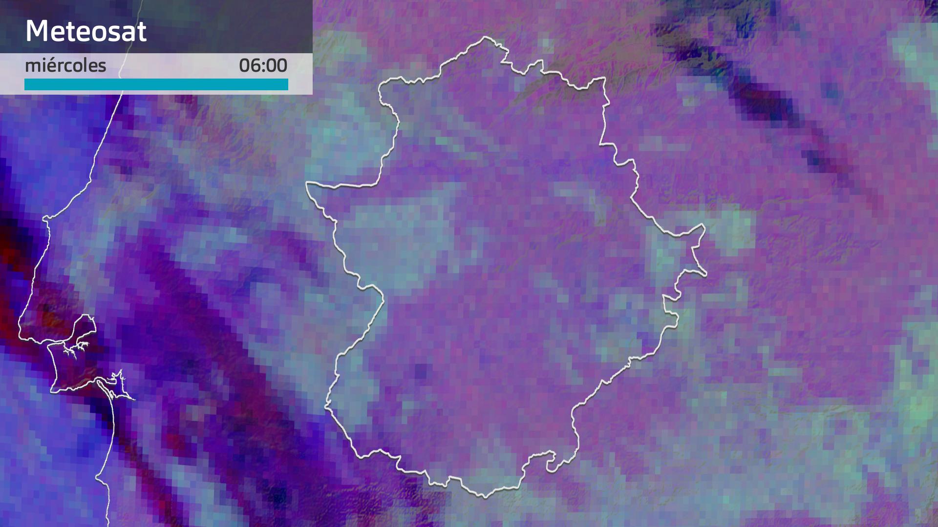 Imagen del Meteosat miércoles 2 de abril 6 h.