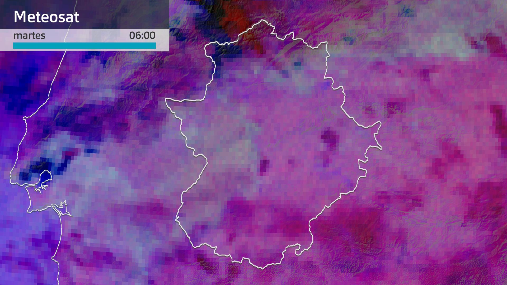 Imagen del Meteosat martes 11 de noviembre 6 h.