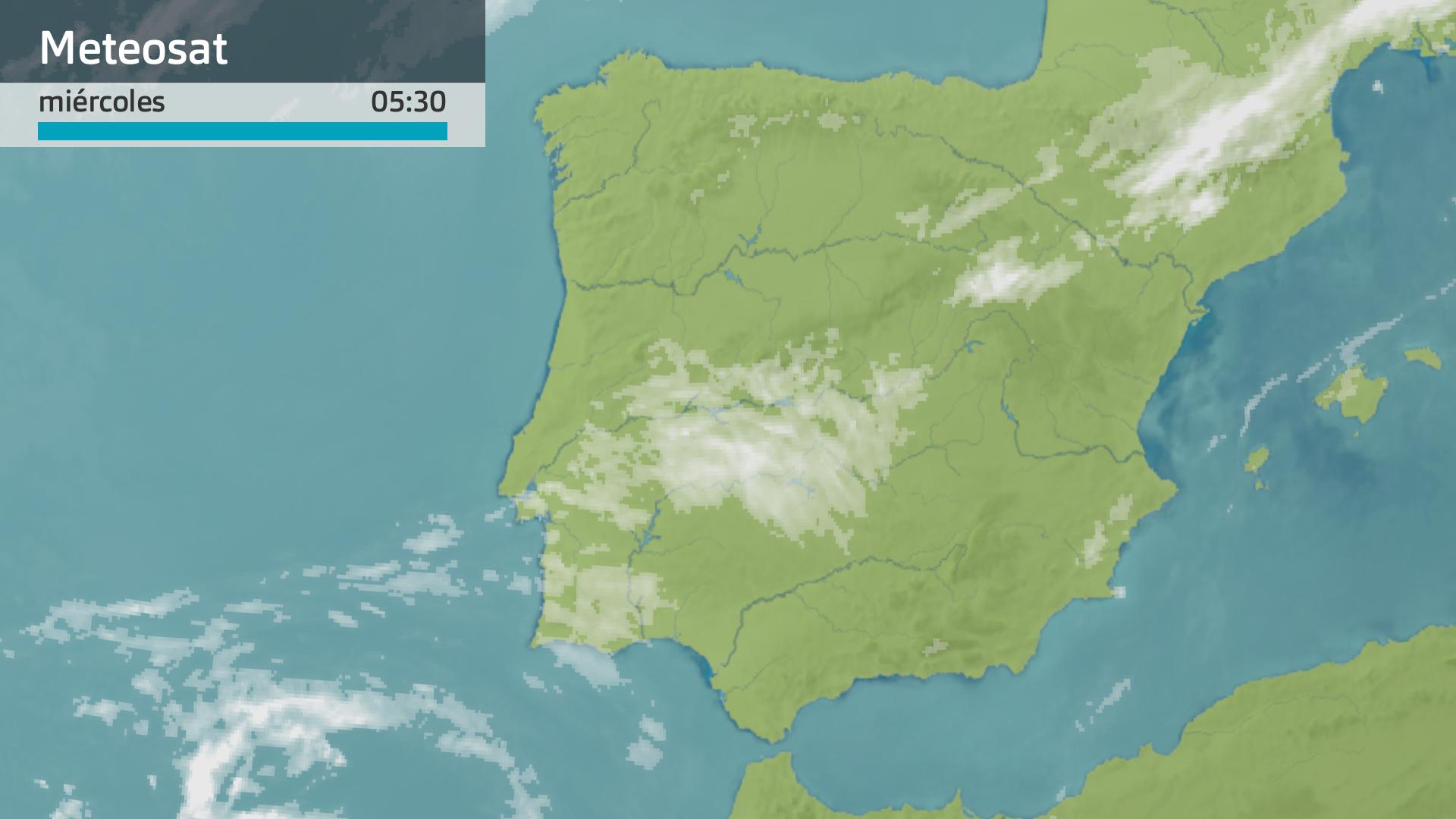 Imagen del Meteosat miércoles 4 de octubre 5:30 h.