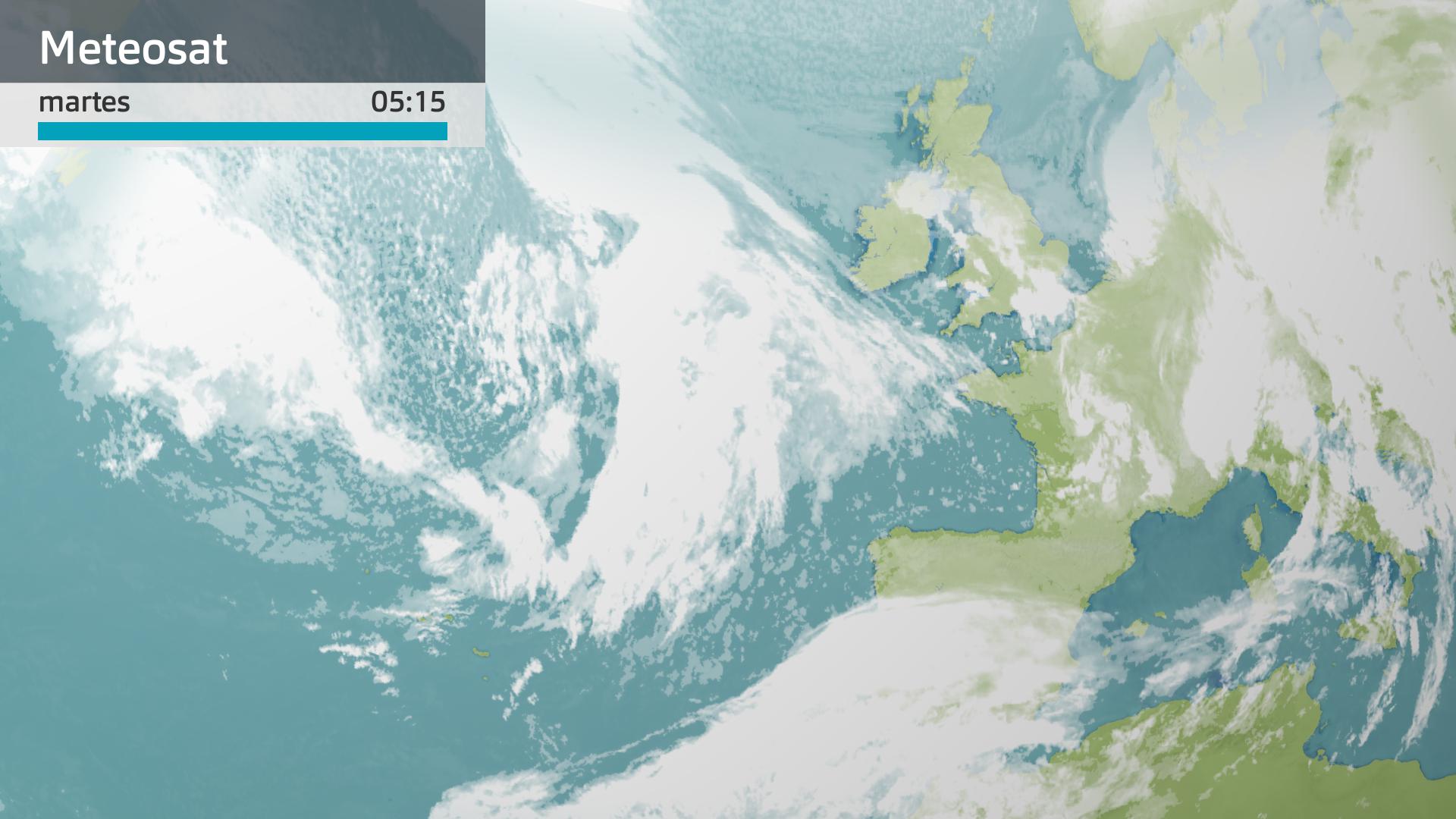 Imagen del Meteosat martes 31 de octubre 5:15 h.