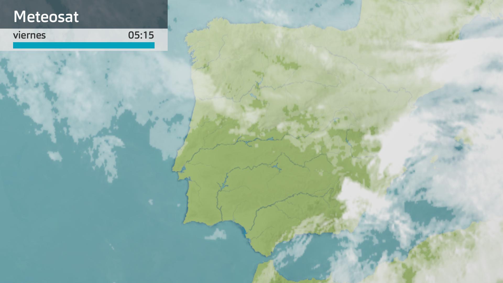 Imagen del Meteosat viernes 10 de noviembre 5:15 h.