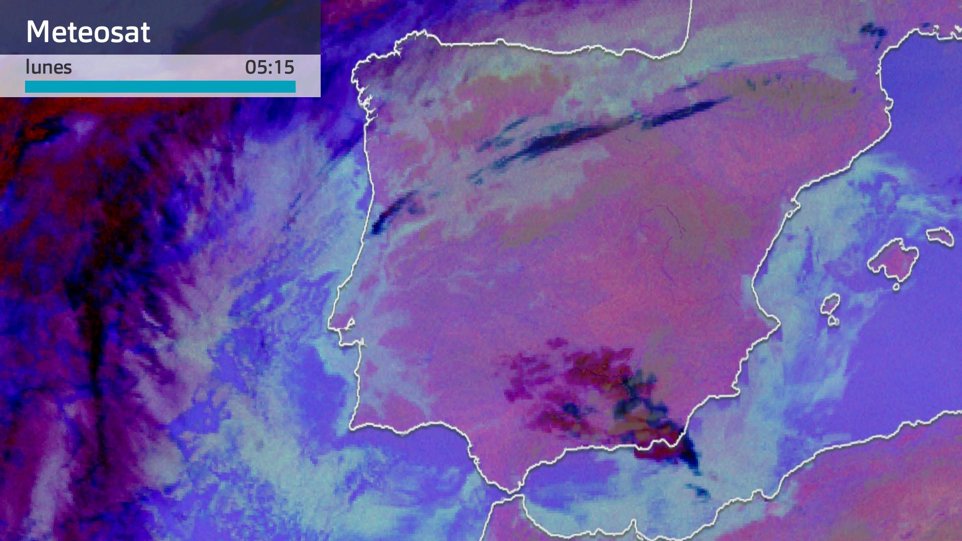 Imagen del Meeosat lunes 20 de noviembre 5:15 h.