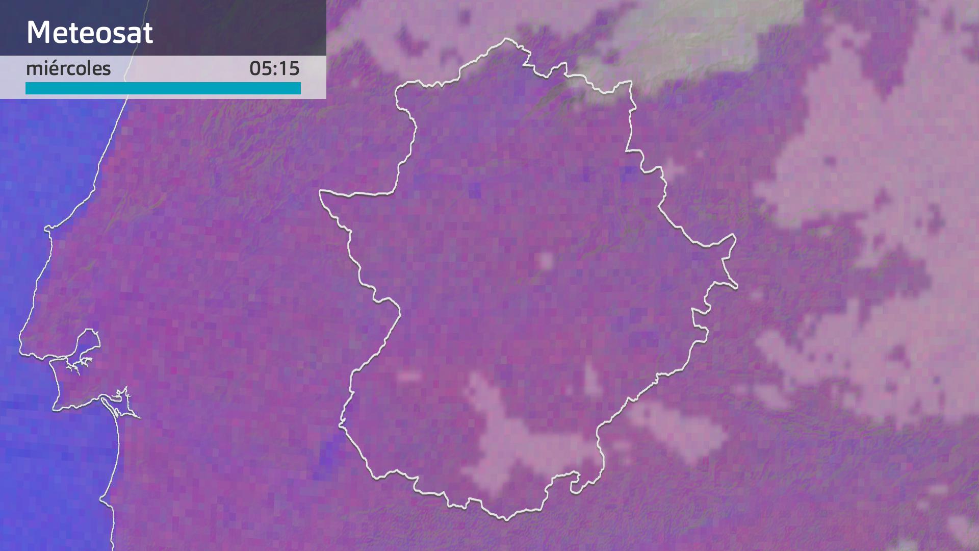 Imagen del Meteosat miércoles 22 de noviembre 5:15 h.