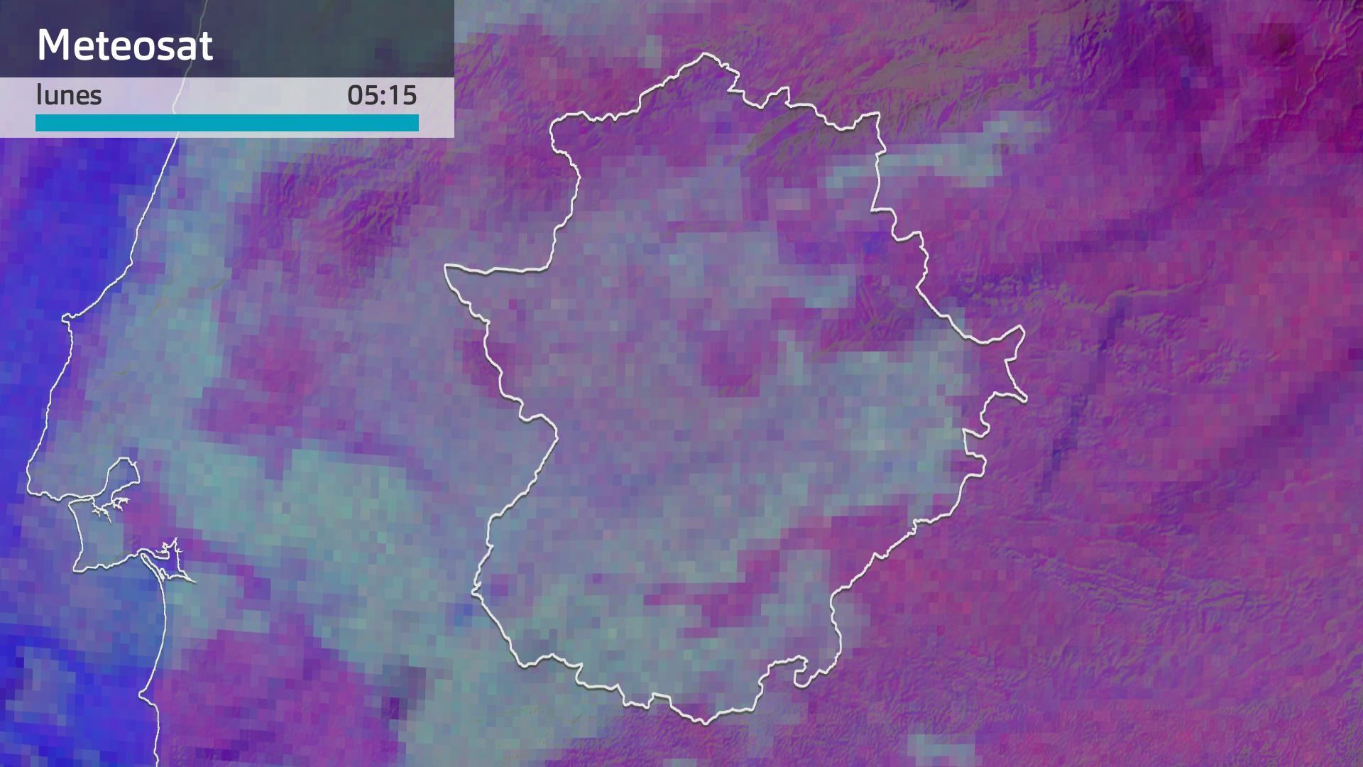 Imagen del Meteosat lunes 27 de novkembre 5:15 h.