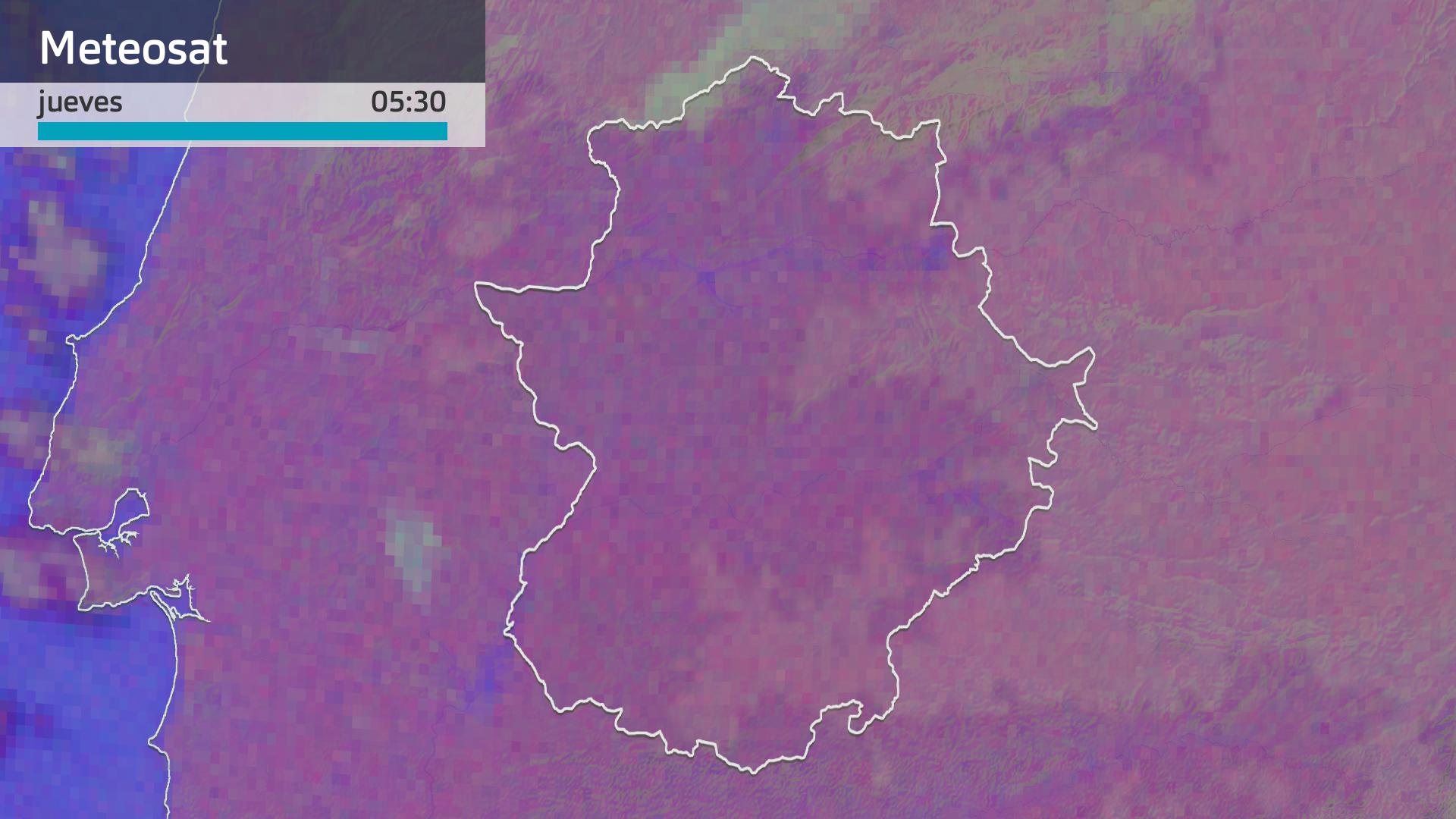 Imagen del Meteosat jueves 14 de diciembre 5:30 h.