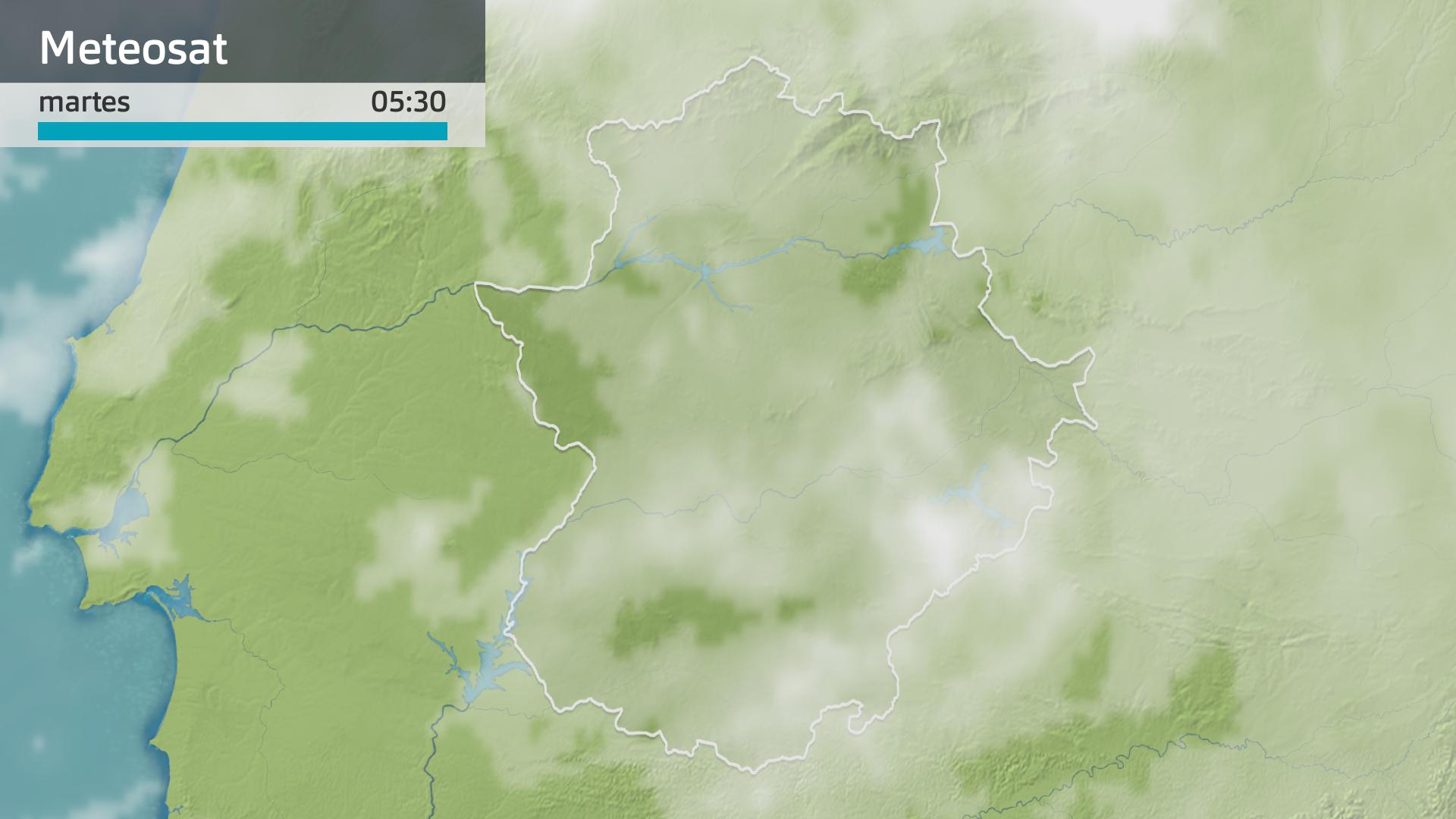 Imagen del Meteosat martes 2 de nero 5:30 h.