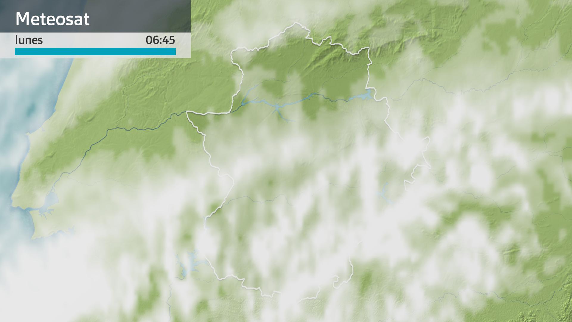 Imagen del Meteosat lunes 18 de marzo 6:45 h.