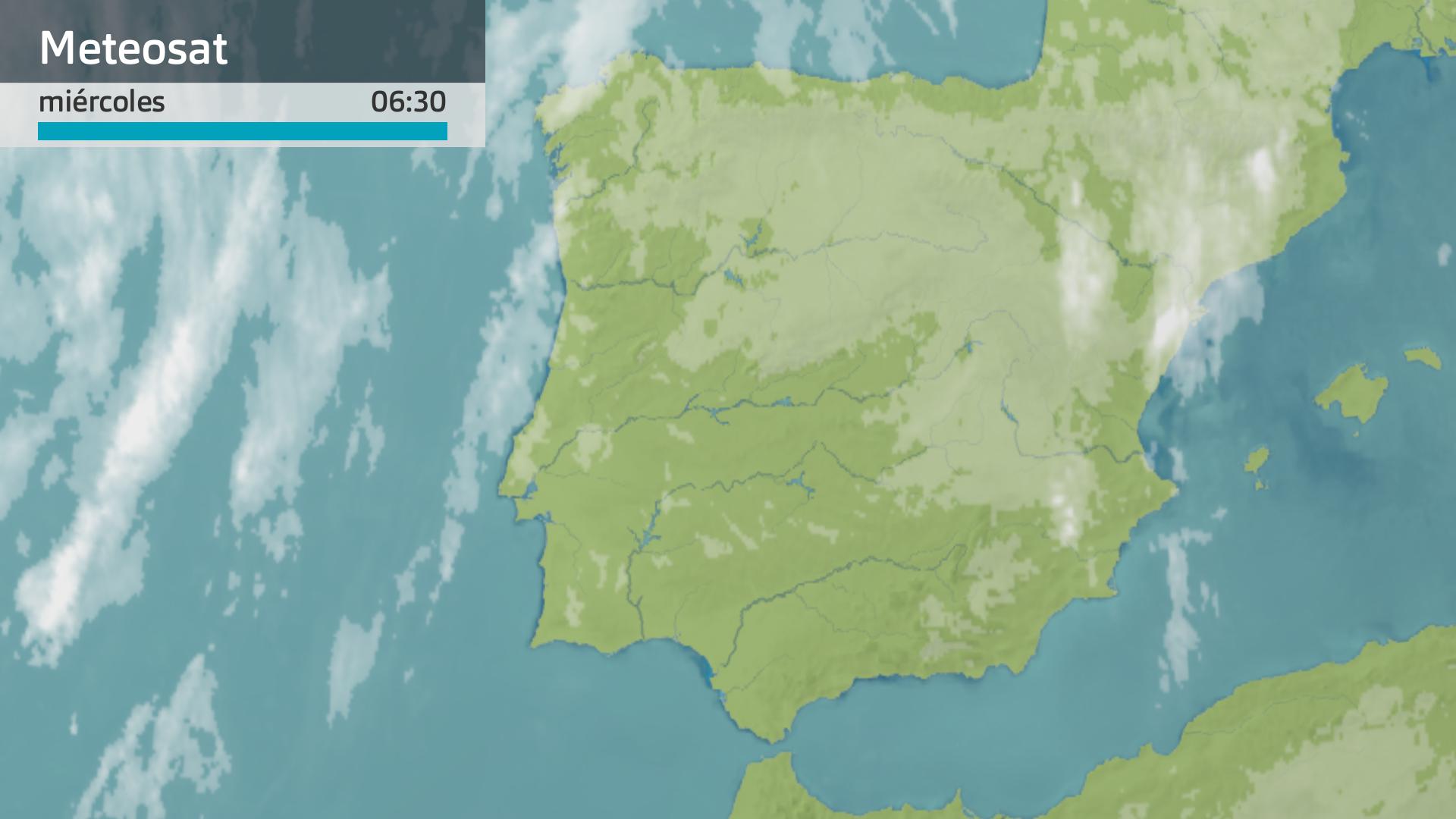 Imagen del Meteosat miércoles 10 de abril 6:30 h.