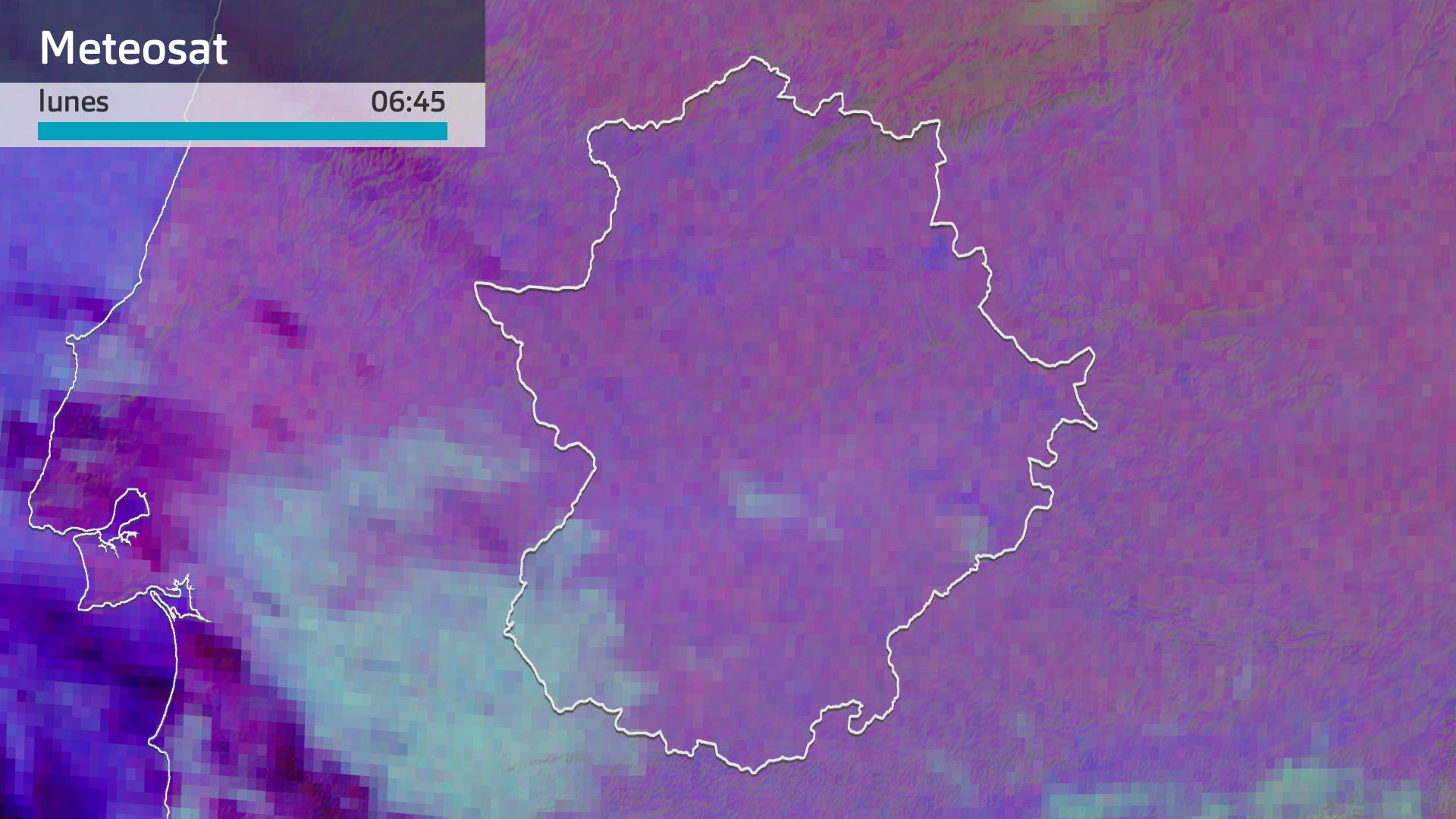 Imagen del Meteosat lunes 22 de abril 6:45 h.