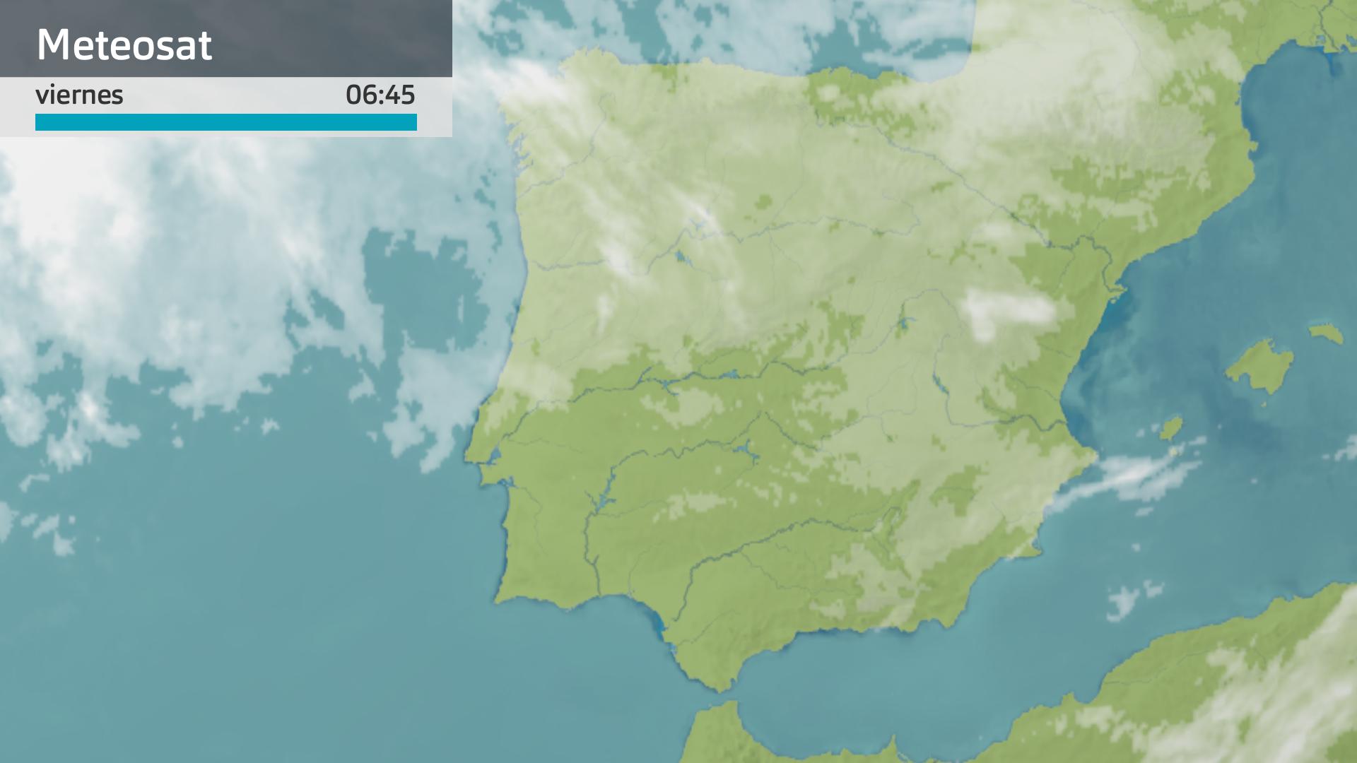 Imagen del Meteosat. Viernes 3 de mayo 6:45 h.