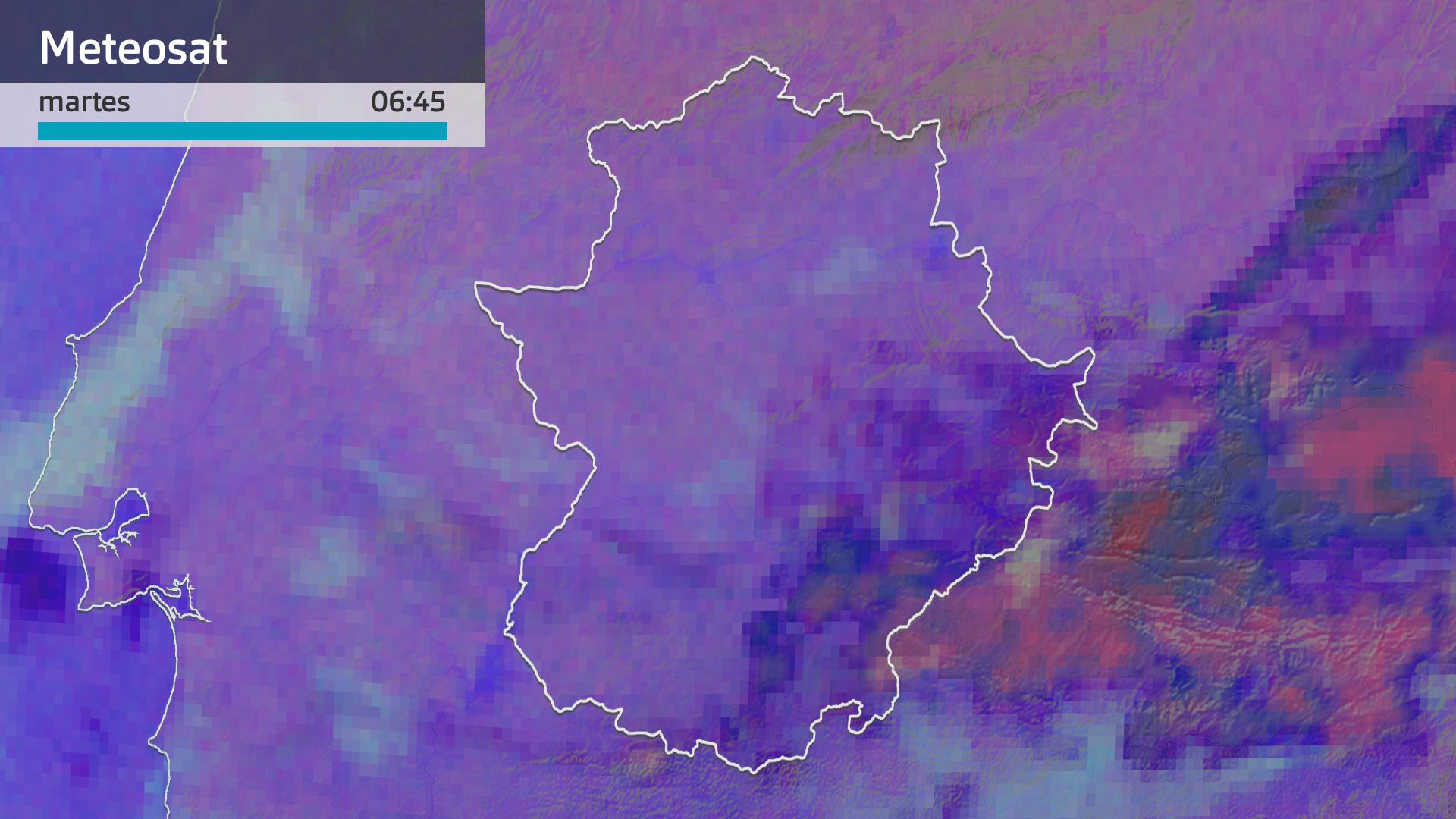 Imagen del Meteosat martes 11 de junio 6:45 h.