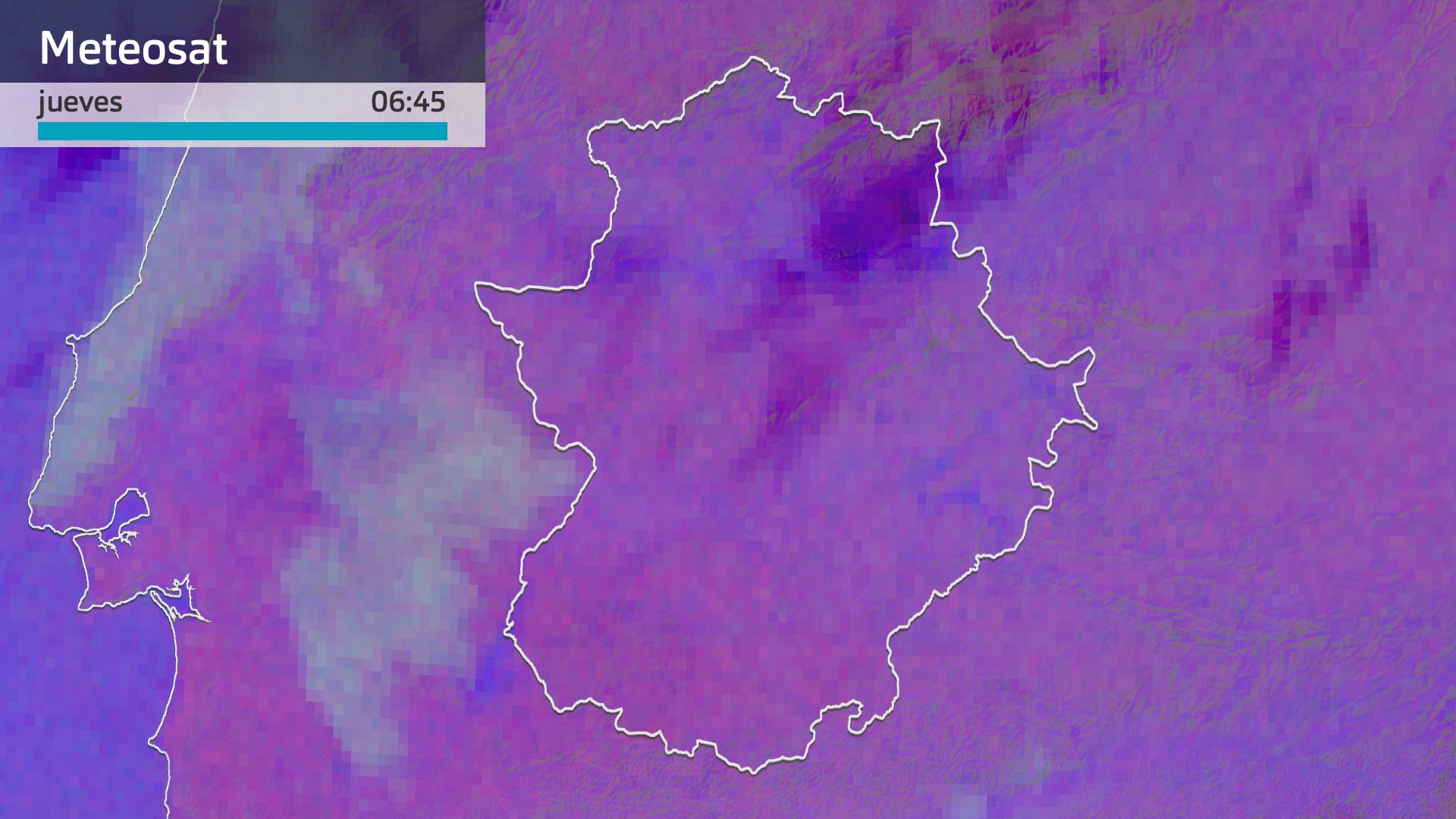Imagen del Meteosat jueves 13 de junio 6:45 h.