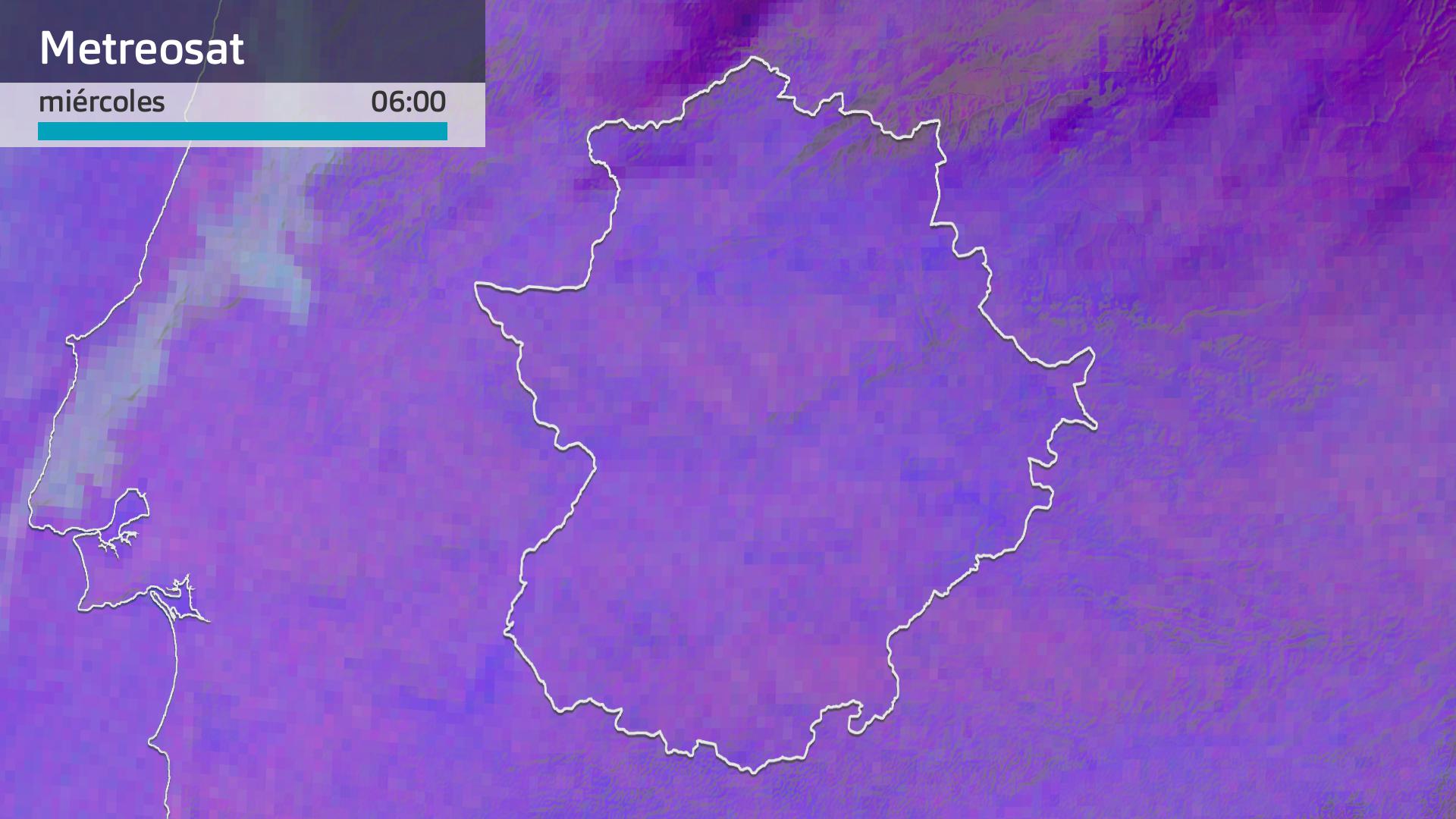 Imagen del Meteosat miércoles 3 de julio 6 h.