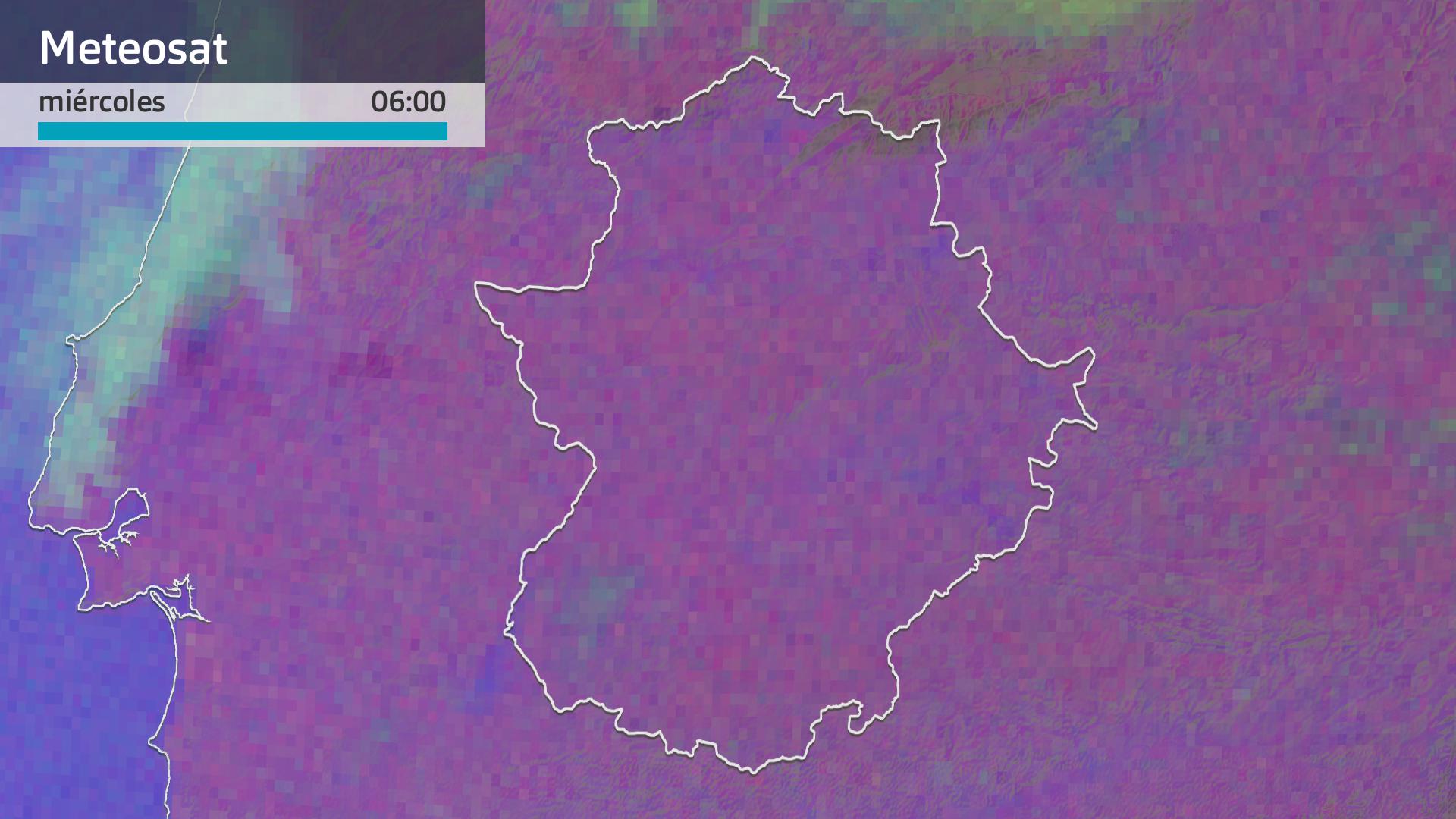 Imagen del Meteosat miércoles 26 de marzo 6 h.
