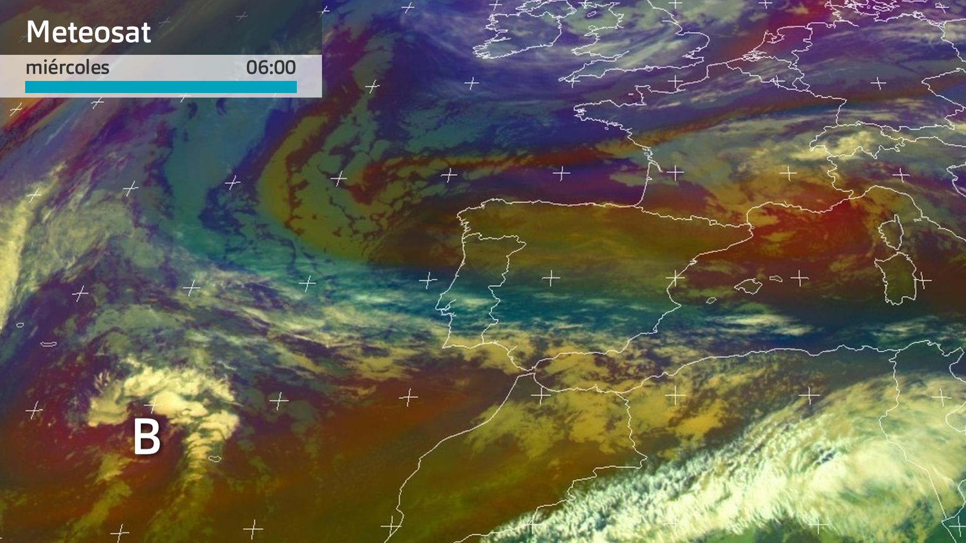 Imagen del Meteosat miércoles 7 de mayo 6 h.