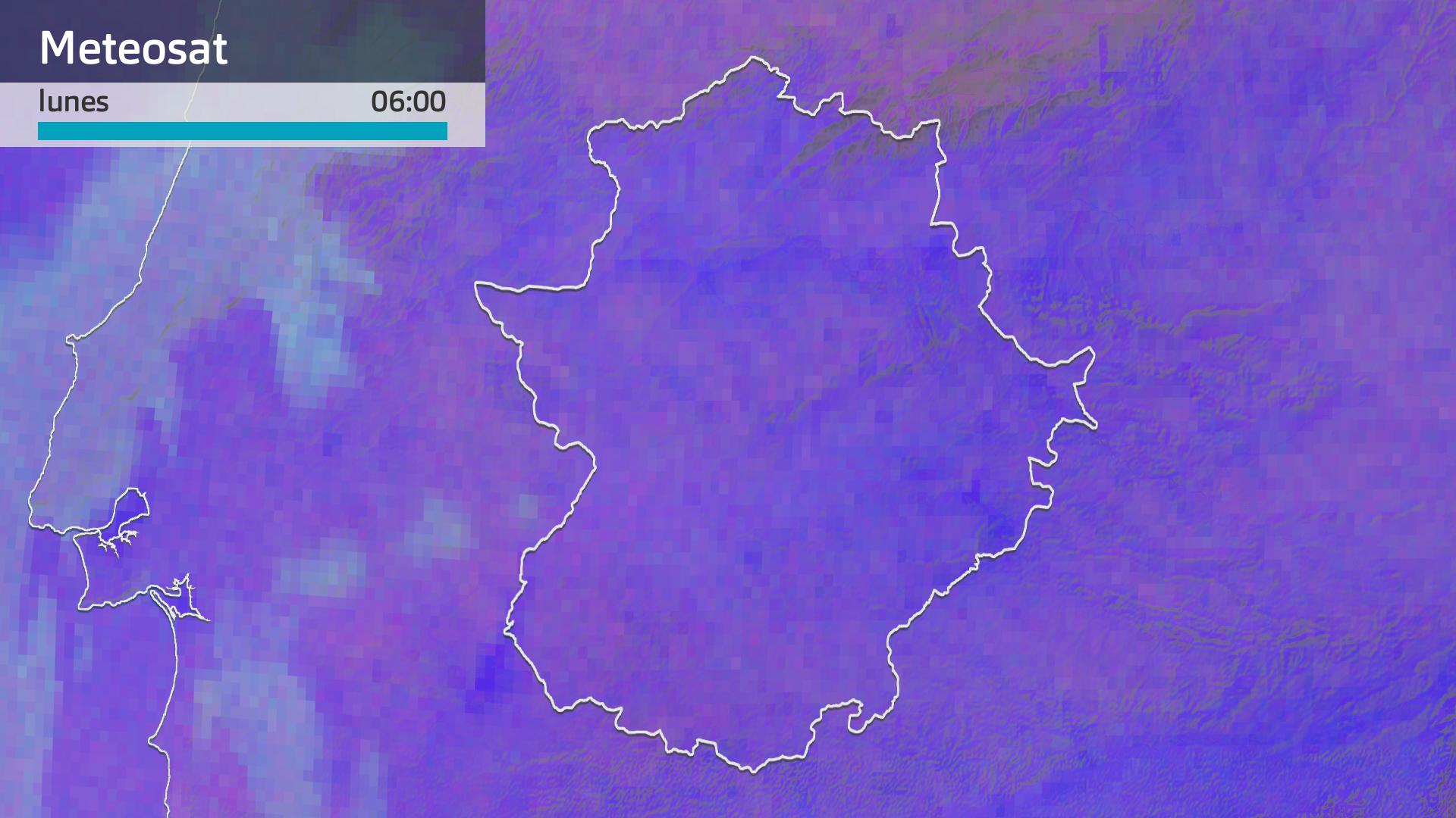 Imagen del Meteosat lunes 7 de julio 6 h.