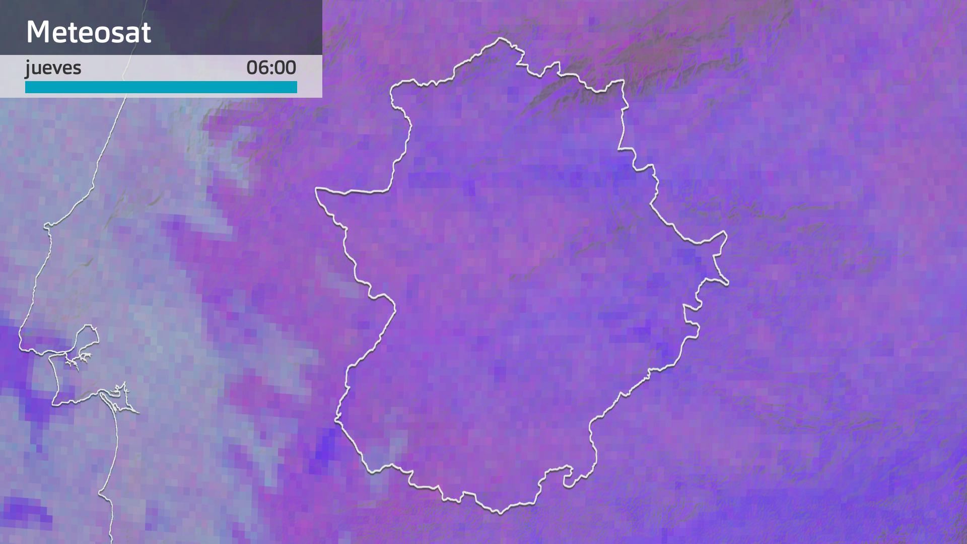 Imagen del Meteosat jueves 10 de julio 6 h.